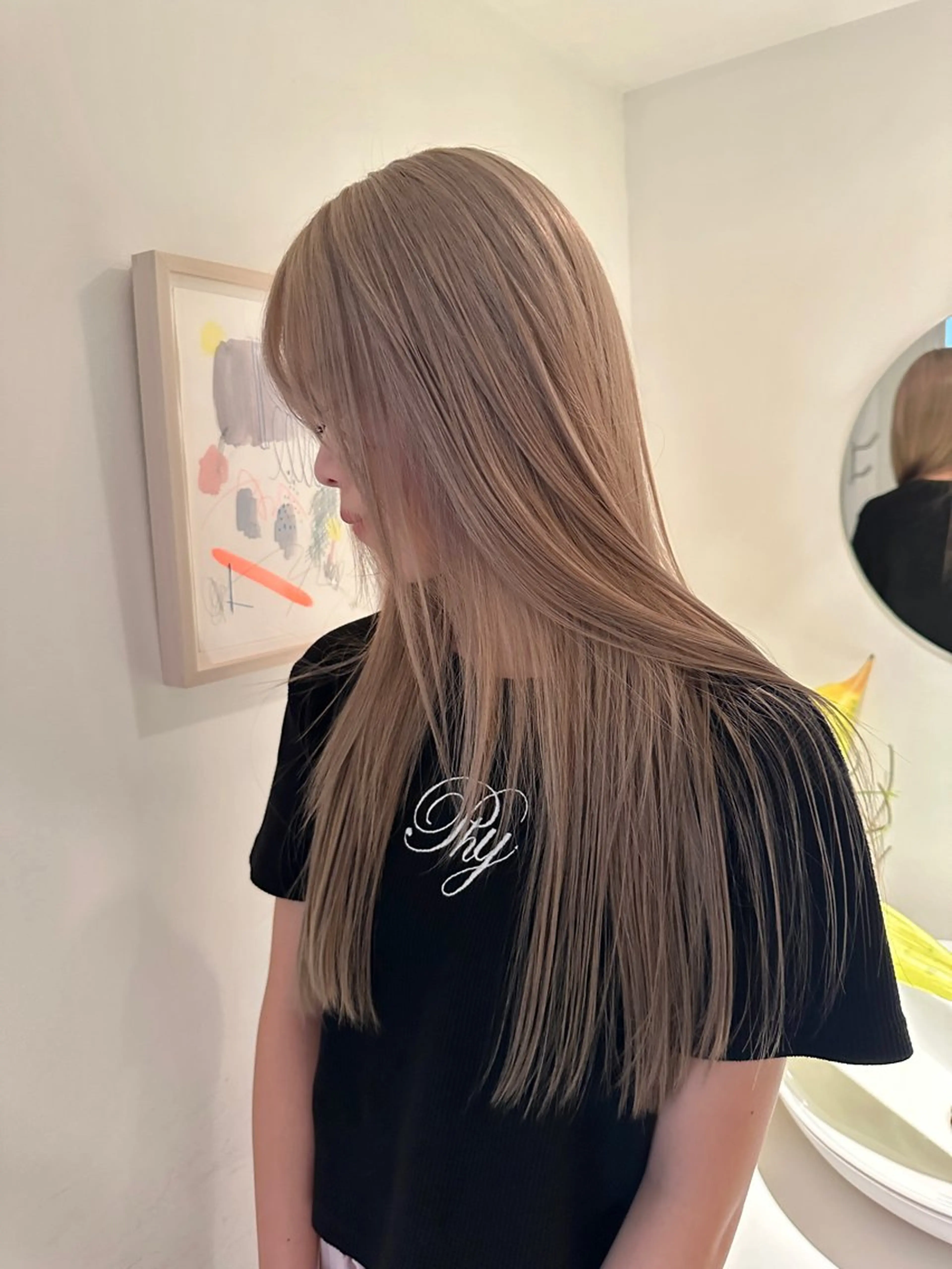 ロング カラー ヘアカラー ダブルカラー/ 艶カラー／こうきのヘアスタイル