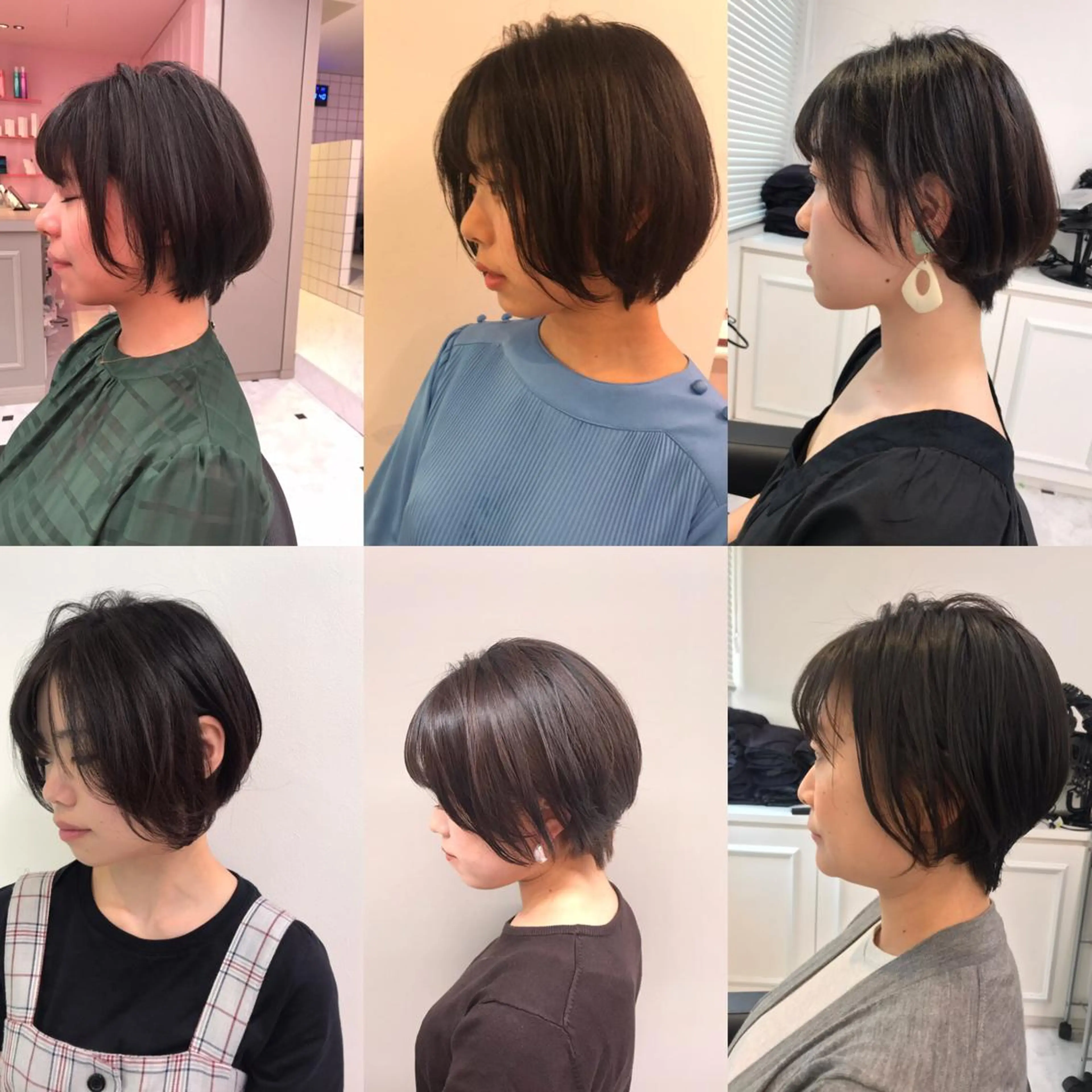 ショート 💖艶と似合わせ💖 カラーカット💖のヘアスタイル