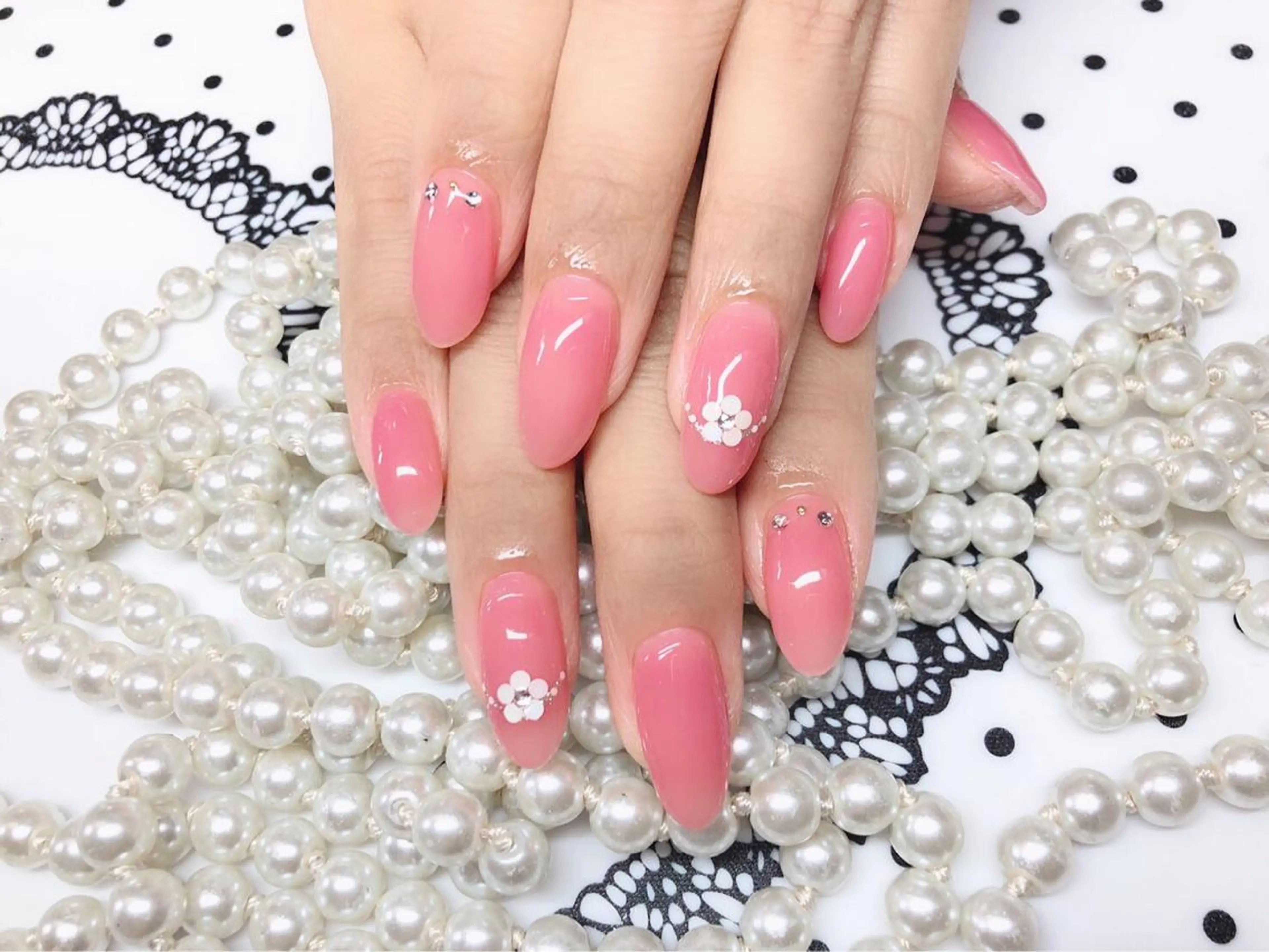 ネイル ハンドネイル マジック ミラーのネイルデザイン