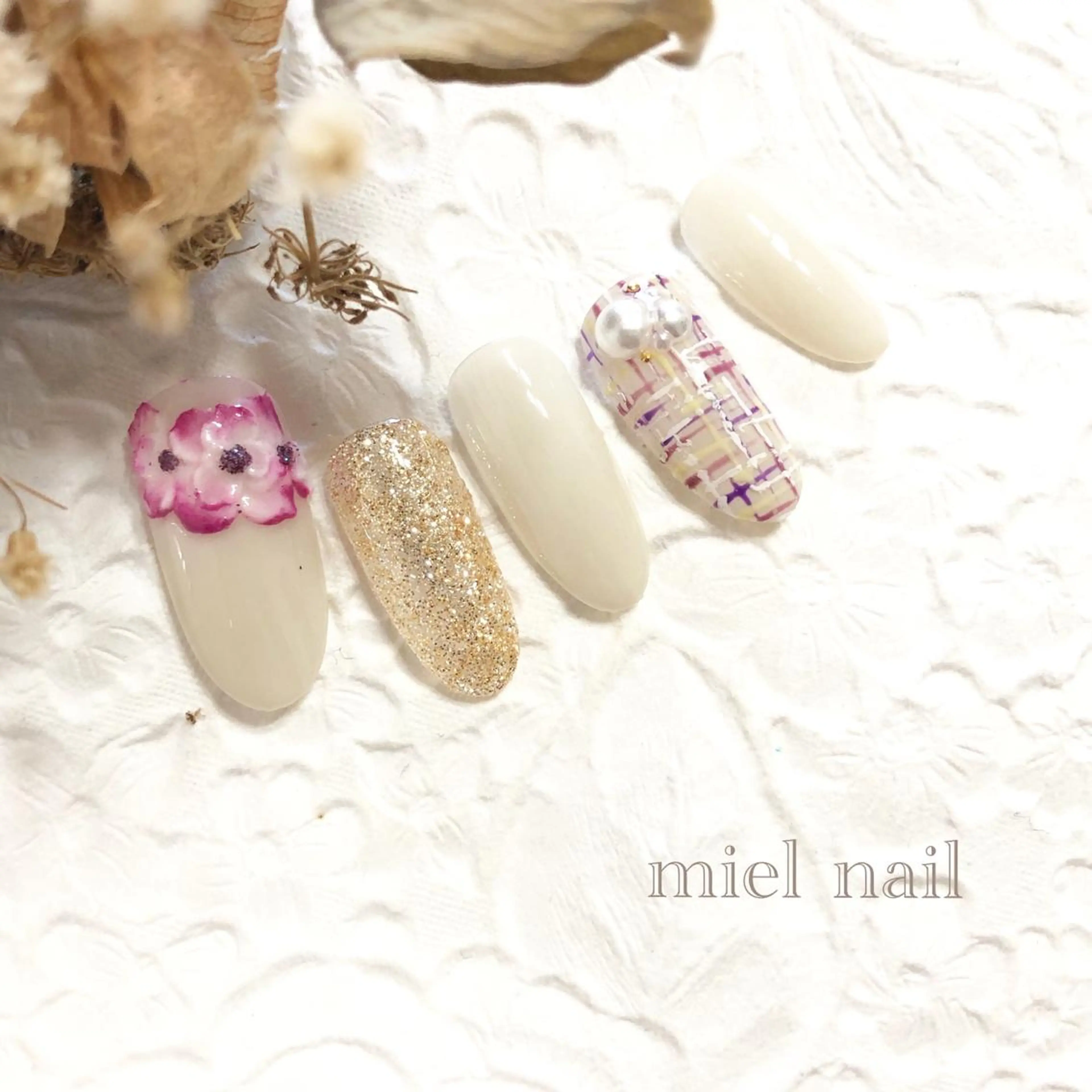ネイル ハンドネイル miel nailのネイルデザイン