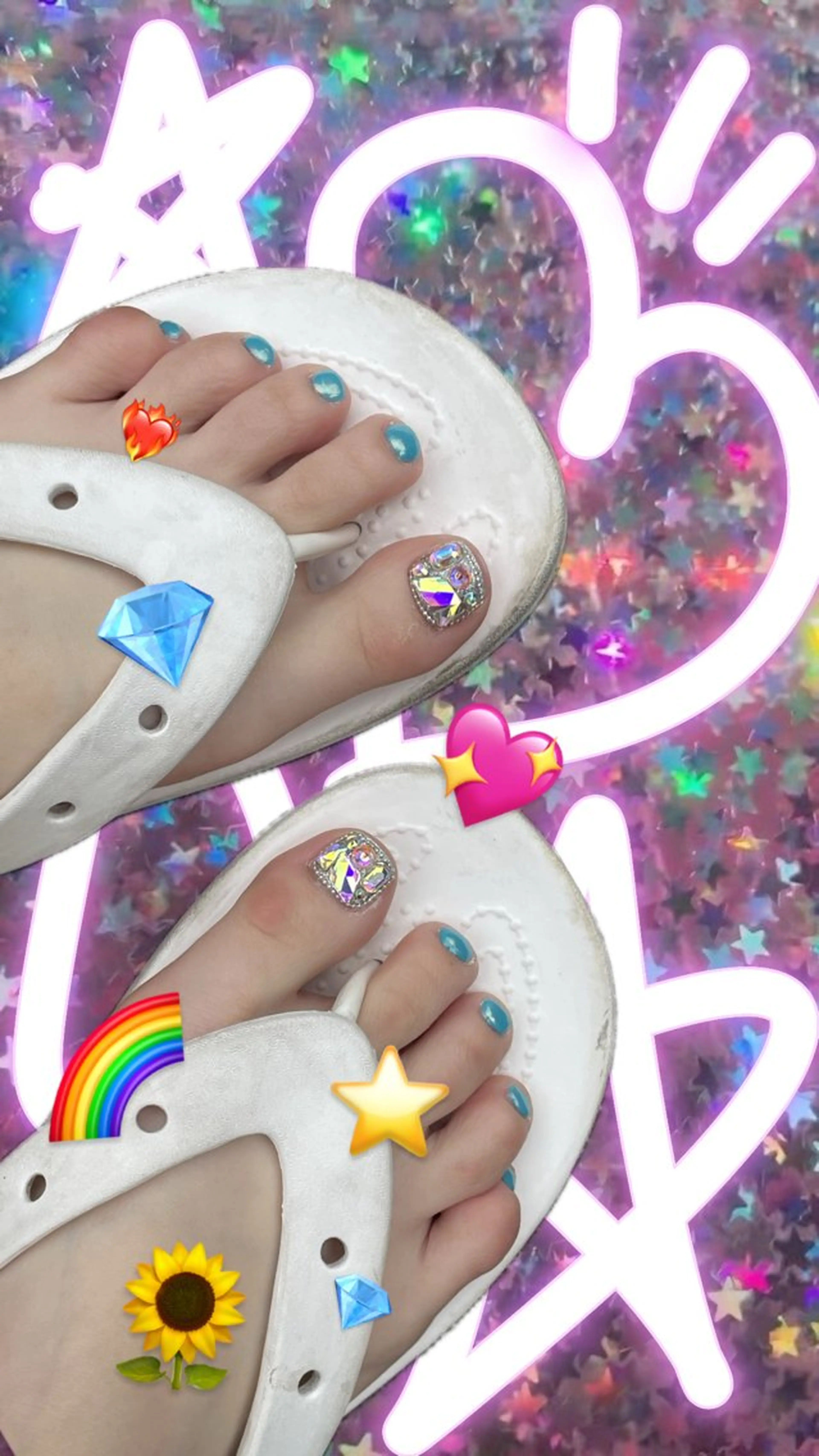 ネイル ラメ(グリッター) RICO NAIL所属・RICO Nail パーツつけ放題🌈のネイルデザイン