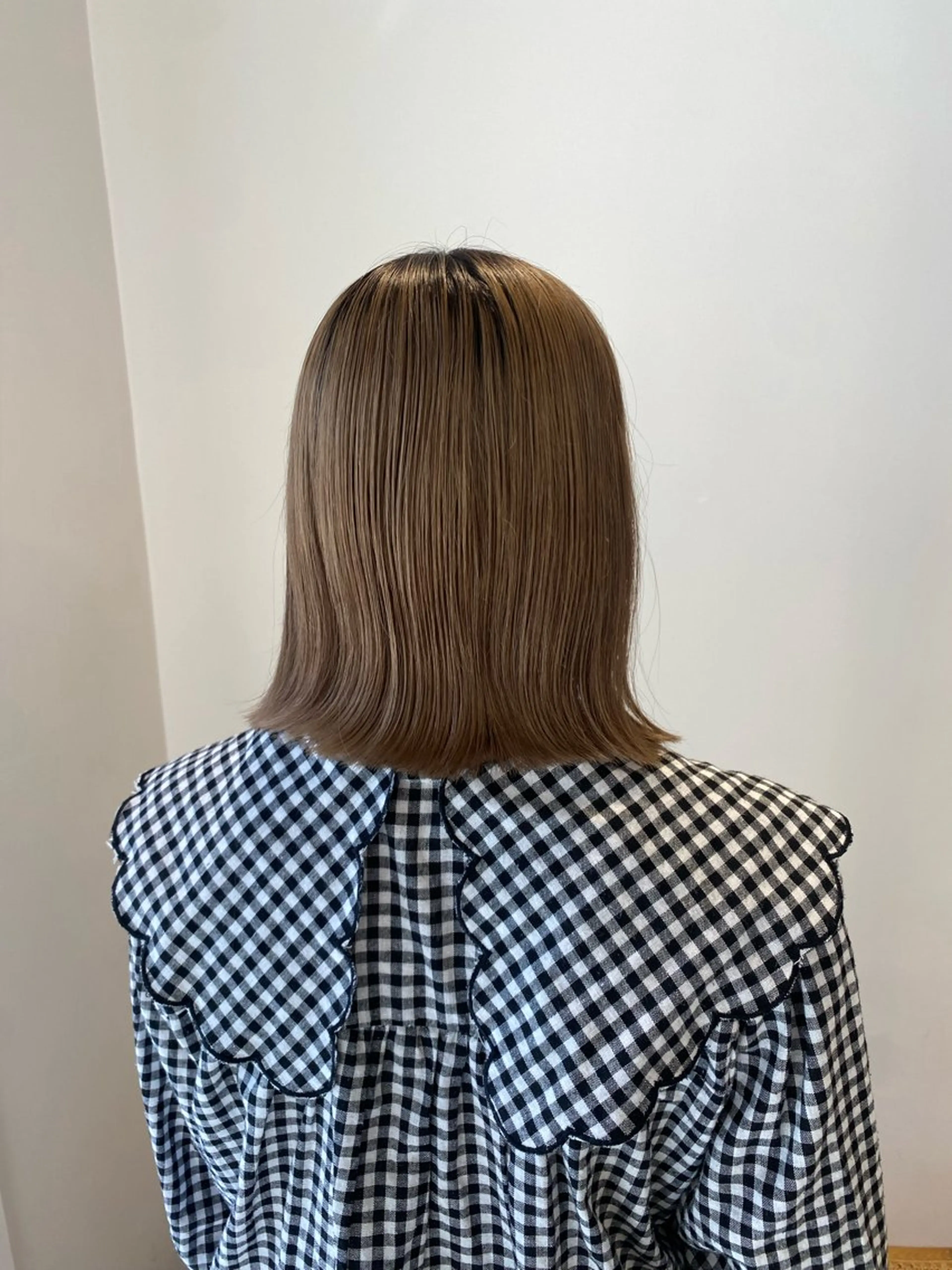 ミディアム ショート/ボブ/顔周 りレイヤー/RINAのヘアスタイル