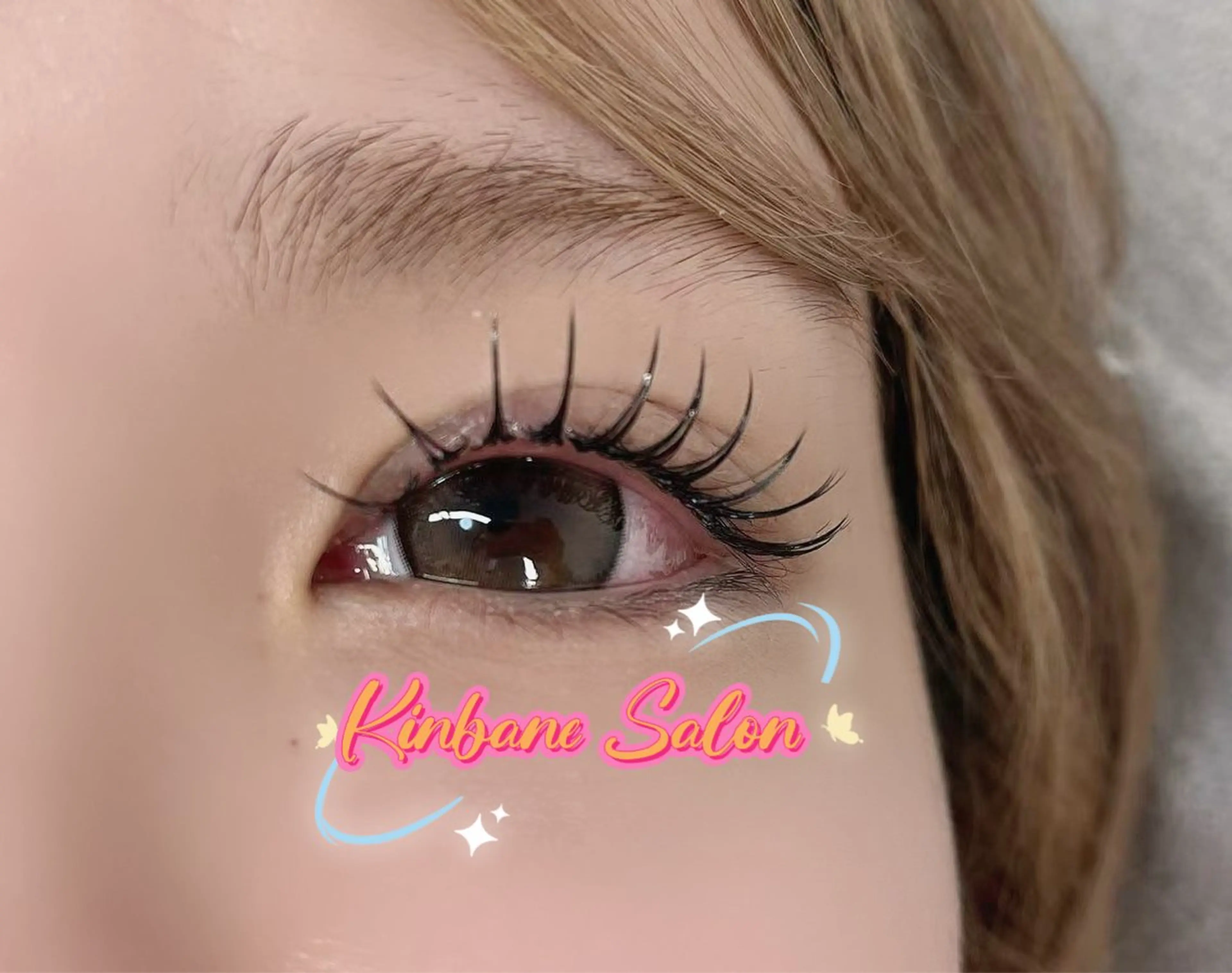 マツエク・マツパ 韓国風マツエク パリジェンヌラッシュリフト まつげパーマ 下まつげエクステ 一重×まつ毛パーマ マツエク キンバネ・サロン 高田馬場店のマツエク・マツパデザイン