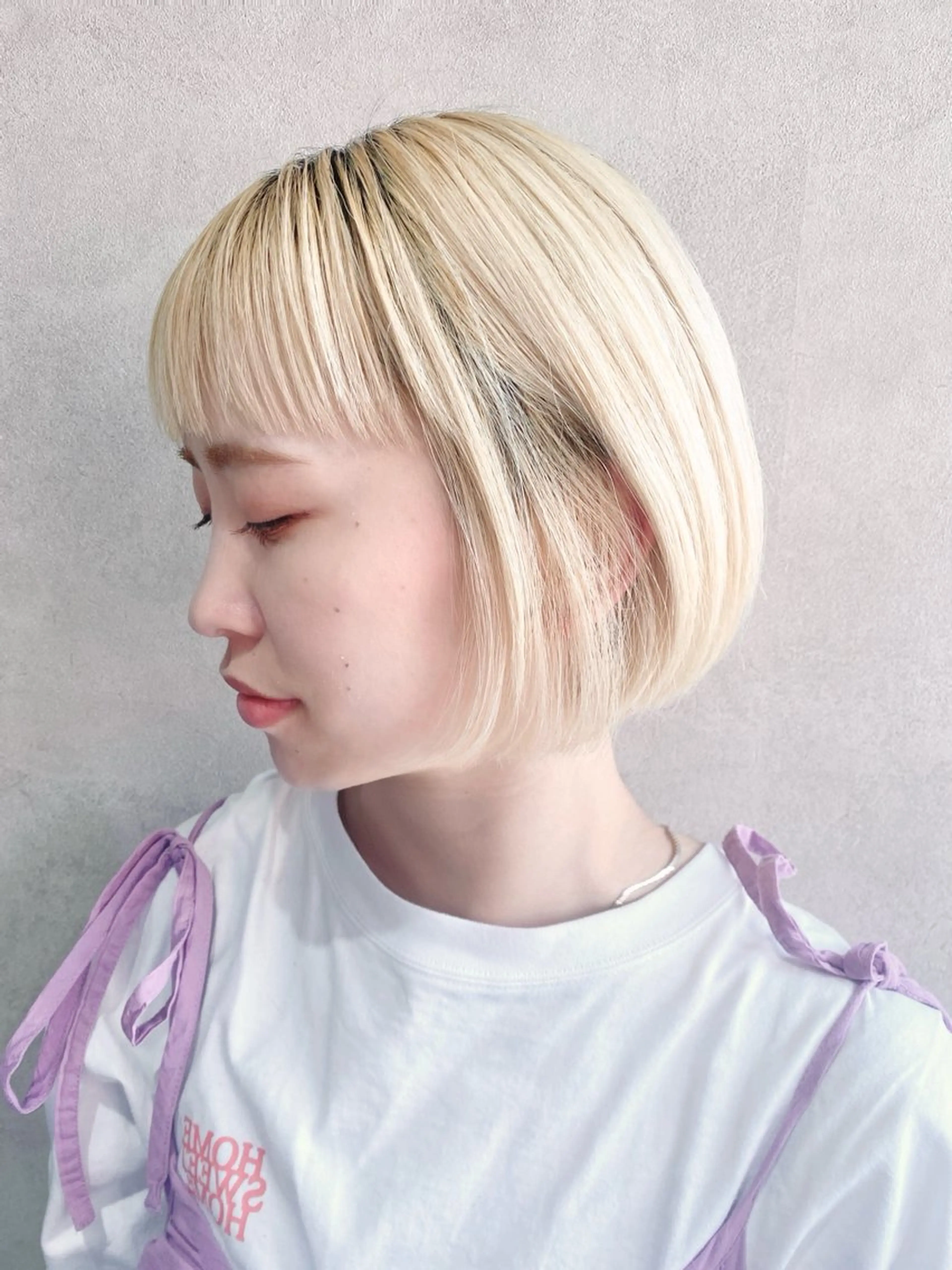 ショート カラー enx academyのヘアスタイル