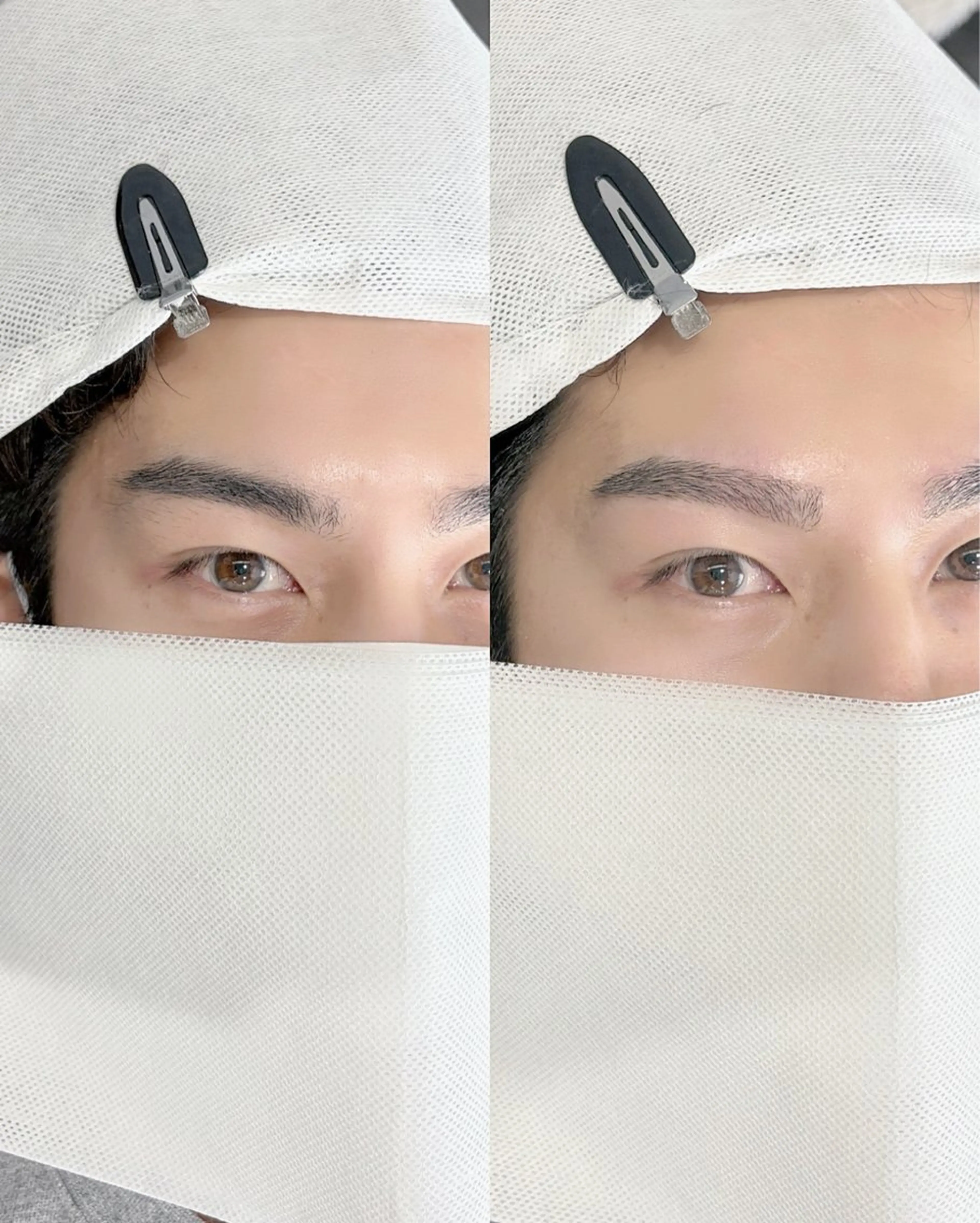 眉ワックス + 間引きの写真