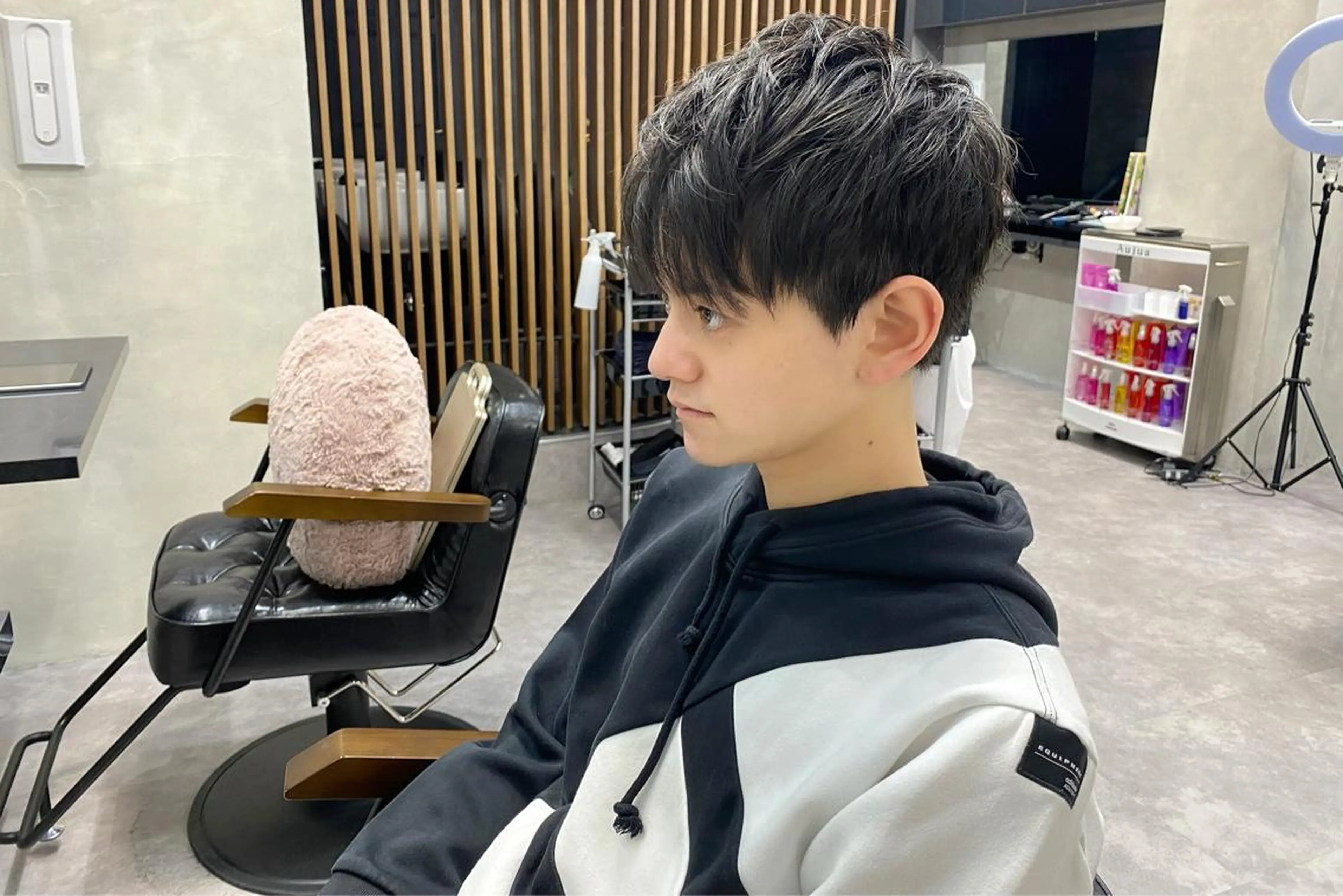 メンズ メンズ就活ヘア マッシュ 半個室メンズ カット🥕羽鳥淳妃のヘアスタイル