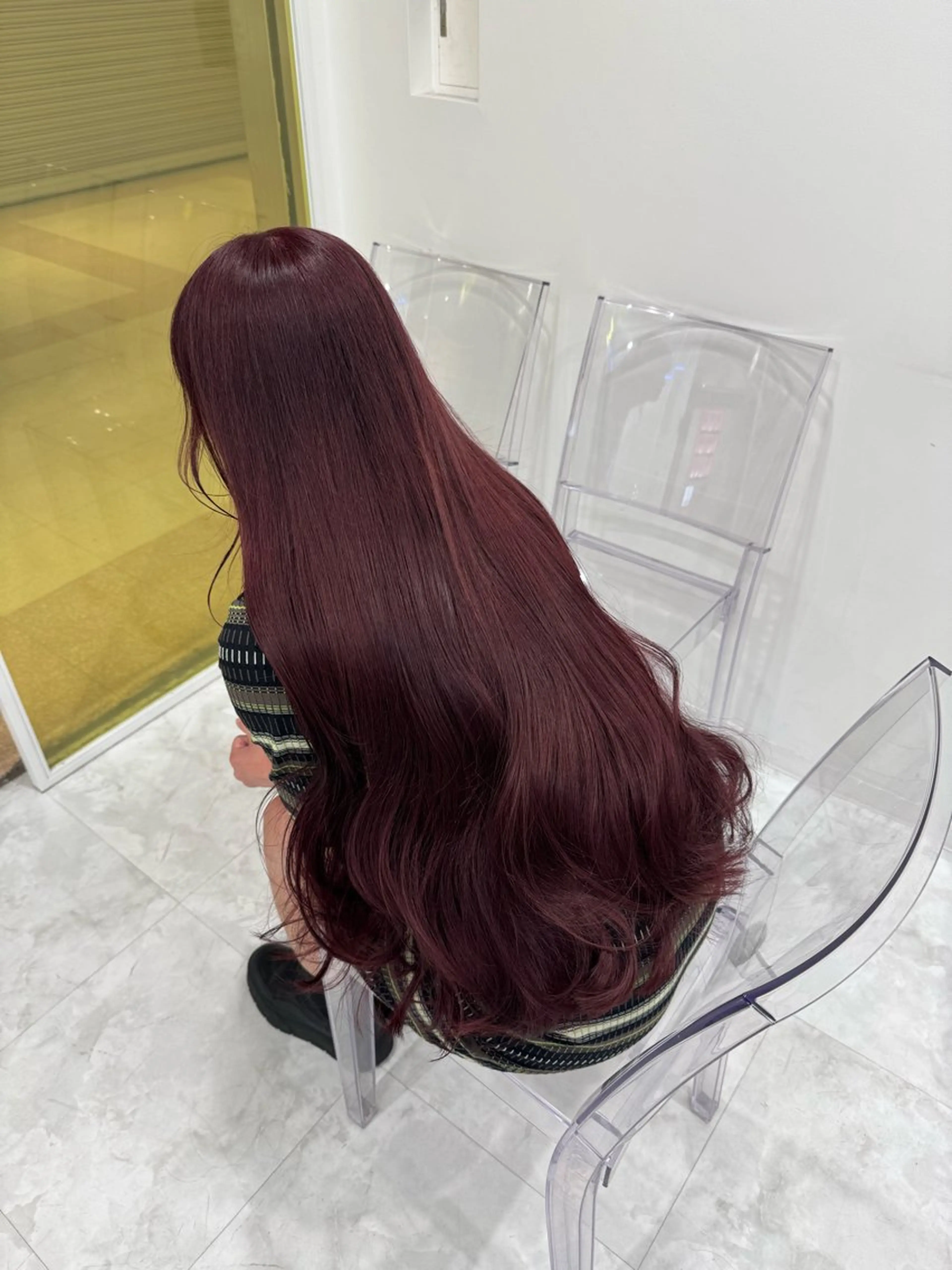 ロング ヘアカラー ブリーチなし透明感 カラー/MISANOのヘアスタイル