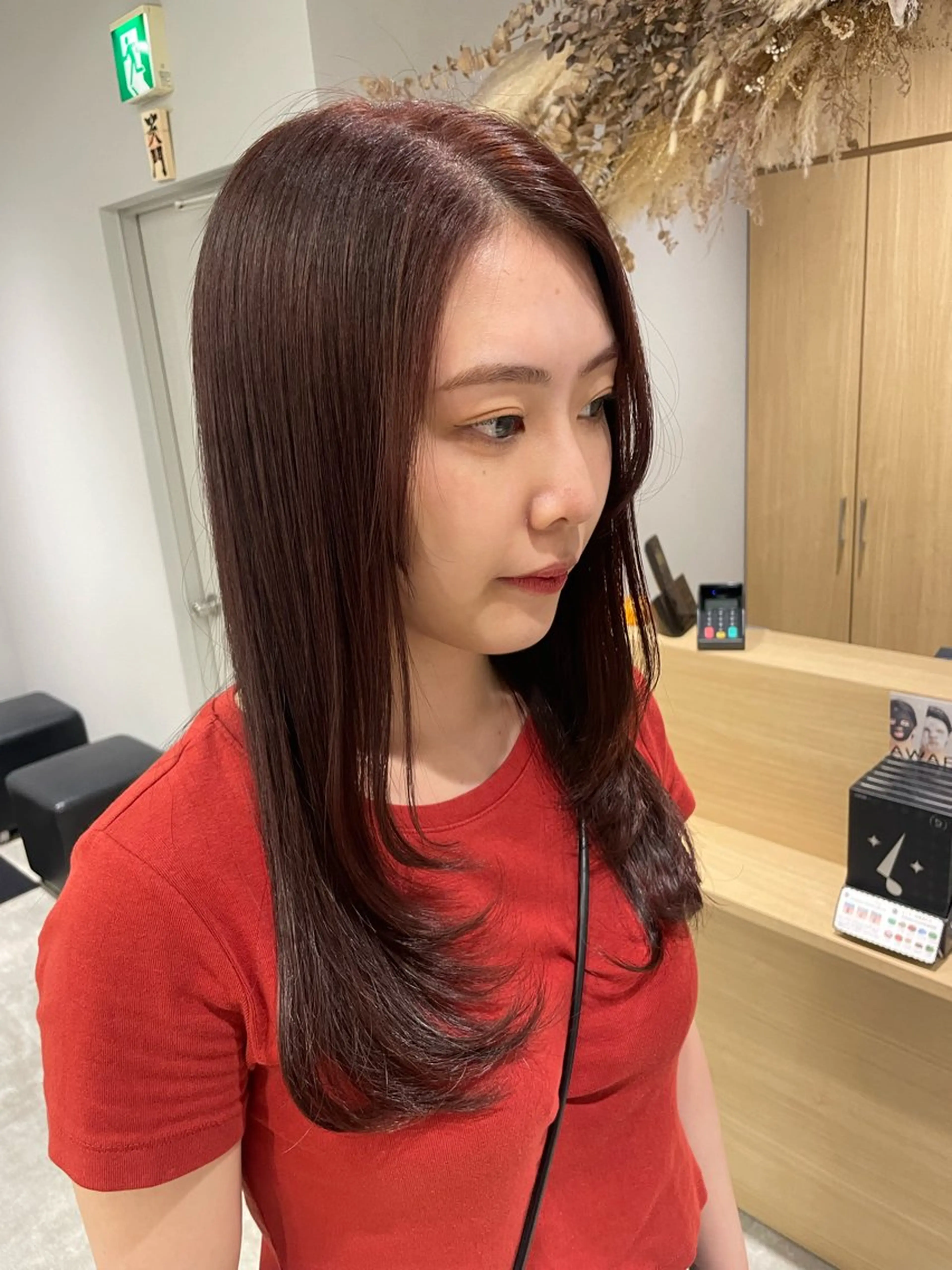 セミロング カラー カット ヘアカラー トリートメント Zina【梅田】 /田中 沙弥のヘアスタイル