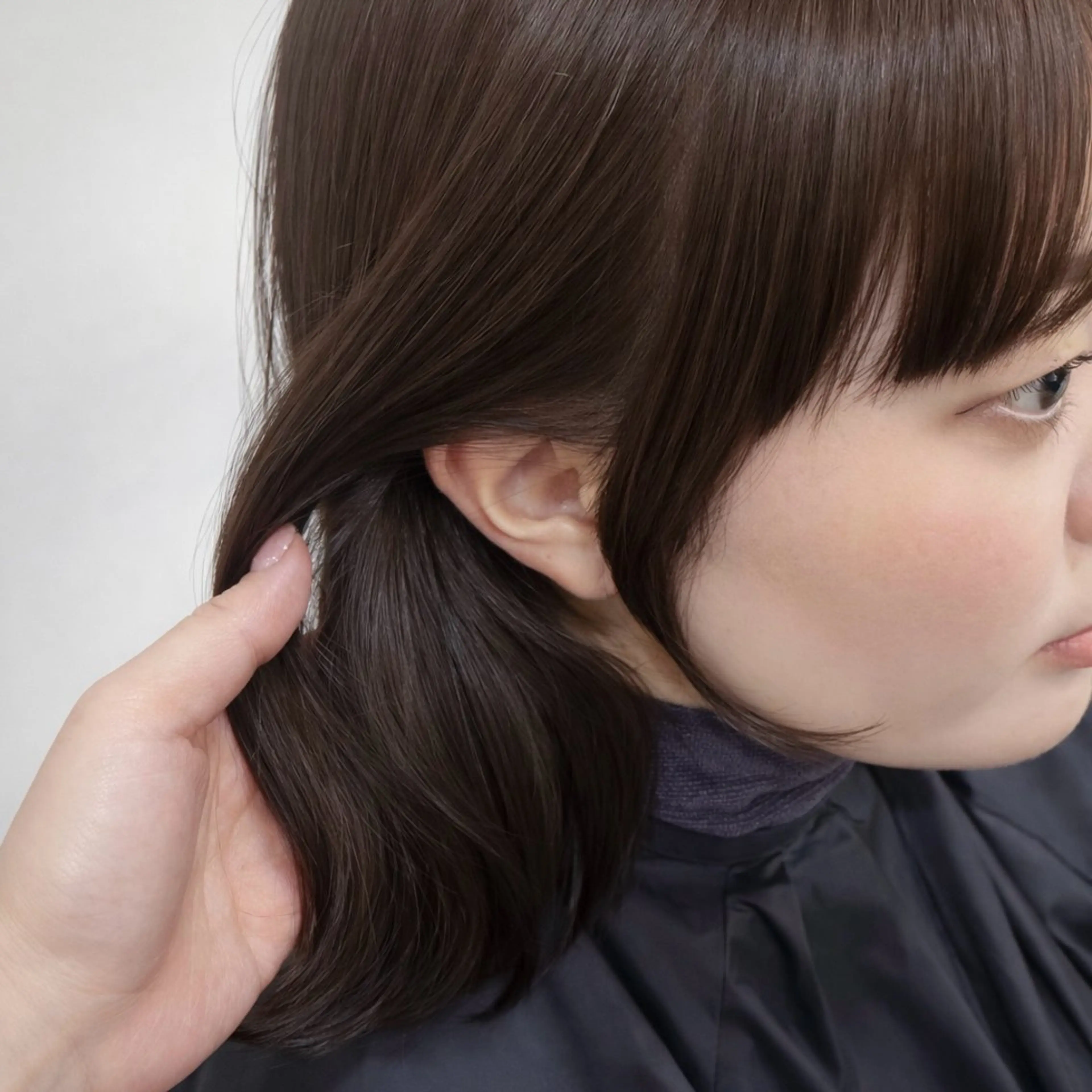 ミディアム カラー カット 縮毛矯正/レイヤー /カラー🎀おぐりンのヘアスタイル