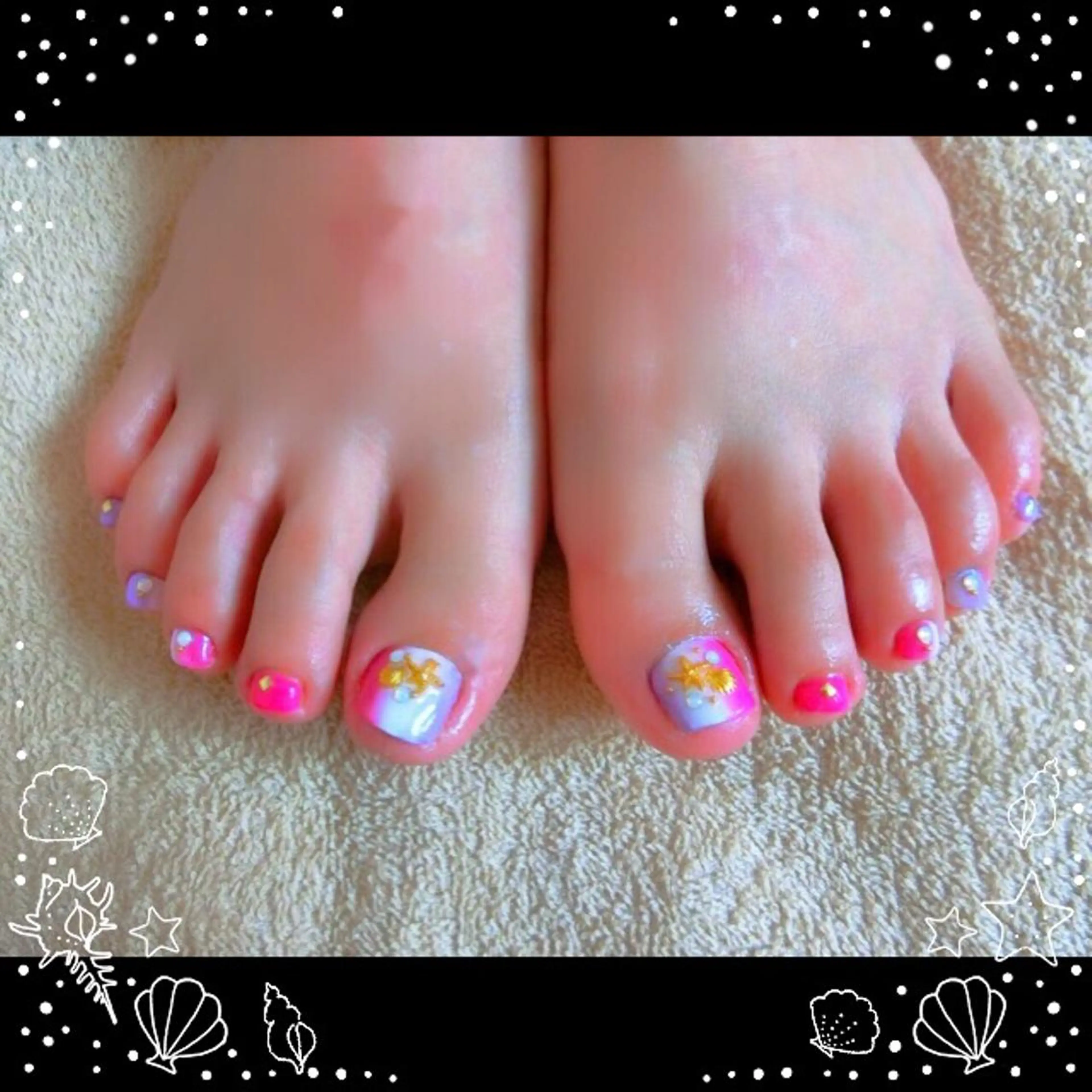 ネイル フットネイル Era nailのネイルデザイン