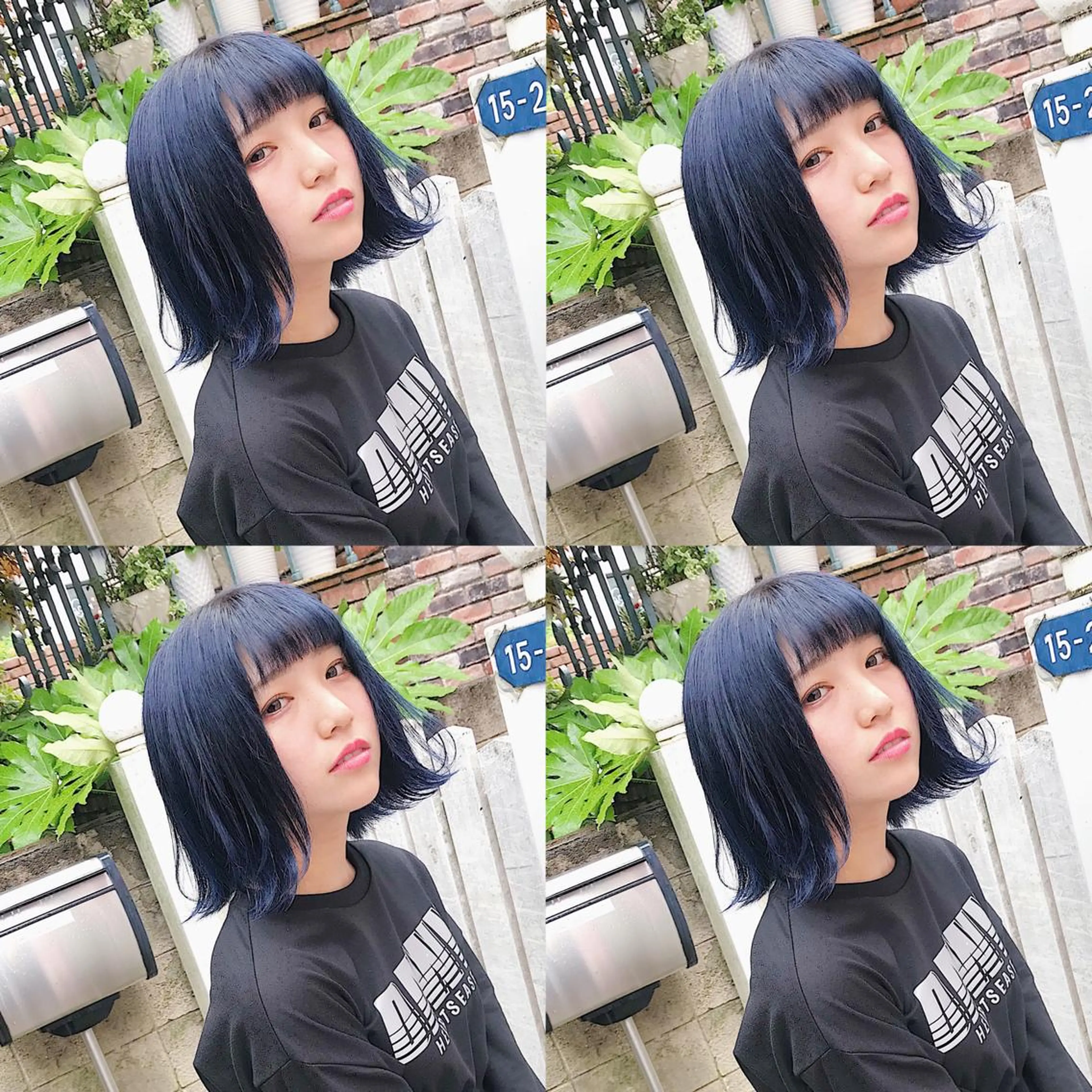 ミディアム カラー ヘアアレンジ TAKUMAブリーチ /切りっぱなし🪽のヘアスタイル