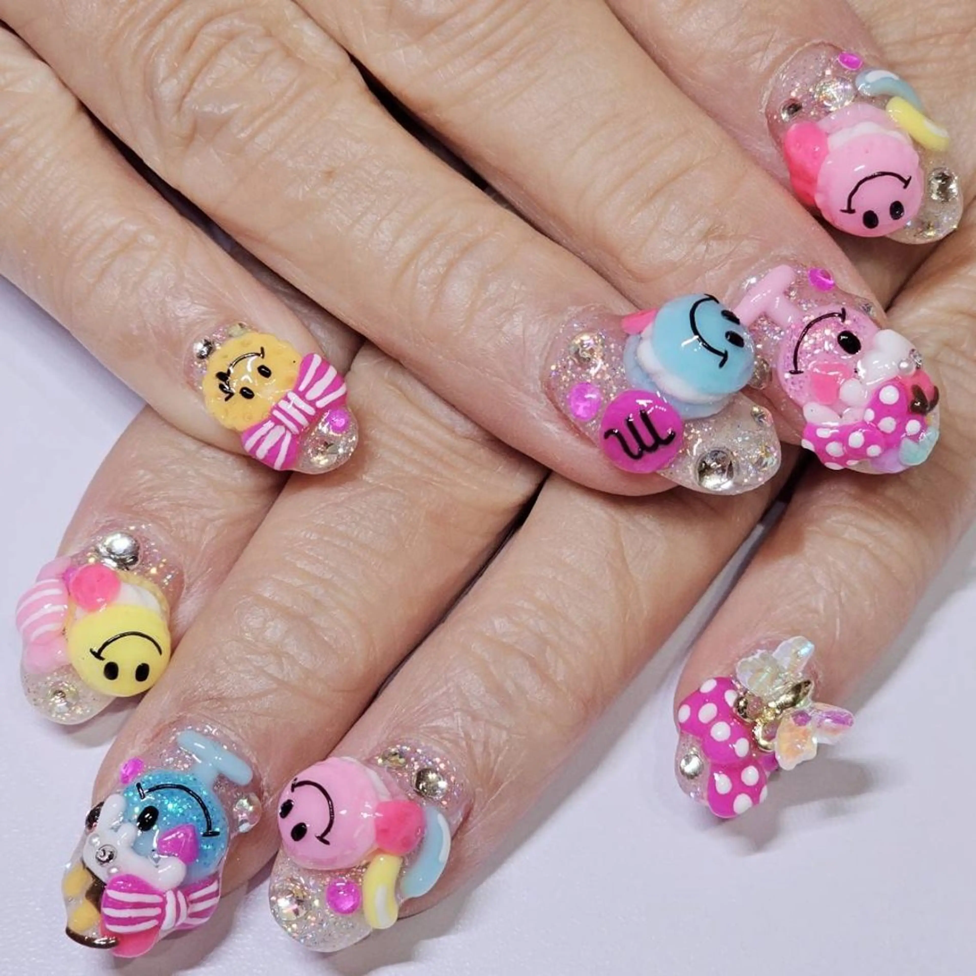 ネイル アートネイル クリアネイル ラメ(グリッター) ワンカラーネイル ハンドネイル よしだ ひろきのネイルデザイン