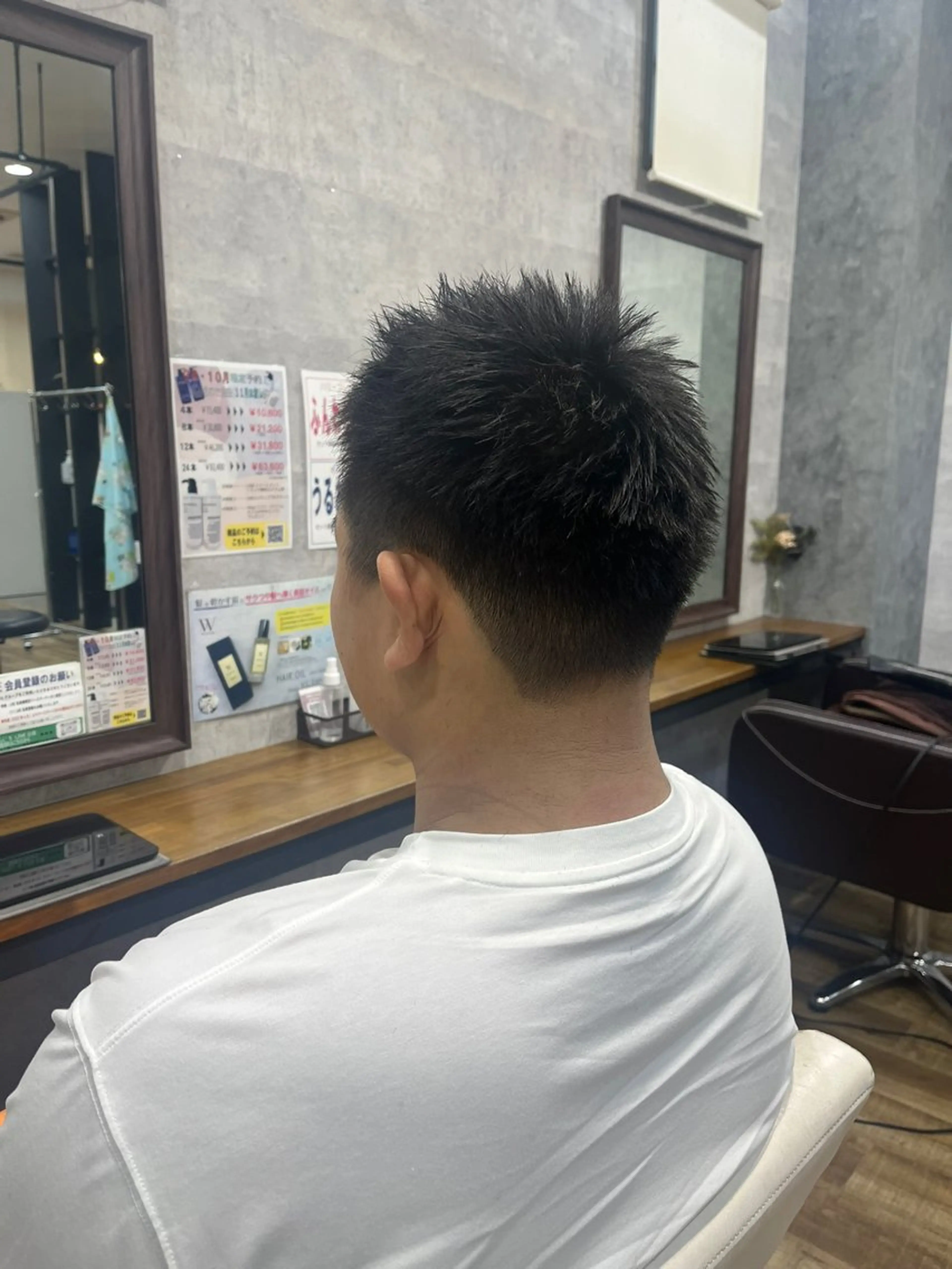 メンズ カット 紫音 cutwells郡山のヘアスタイル