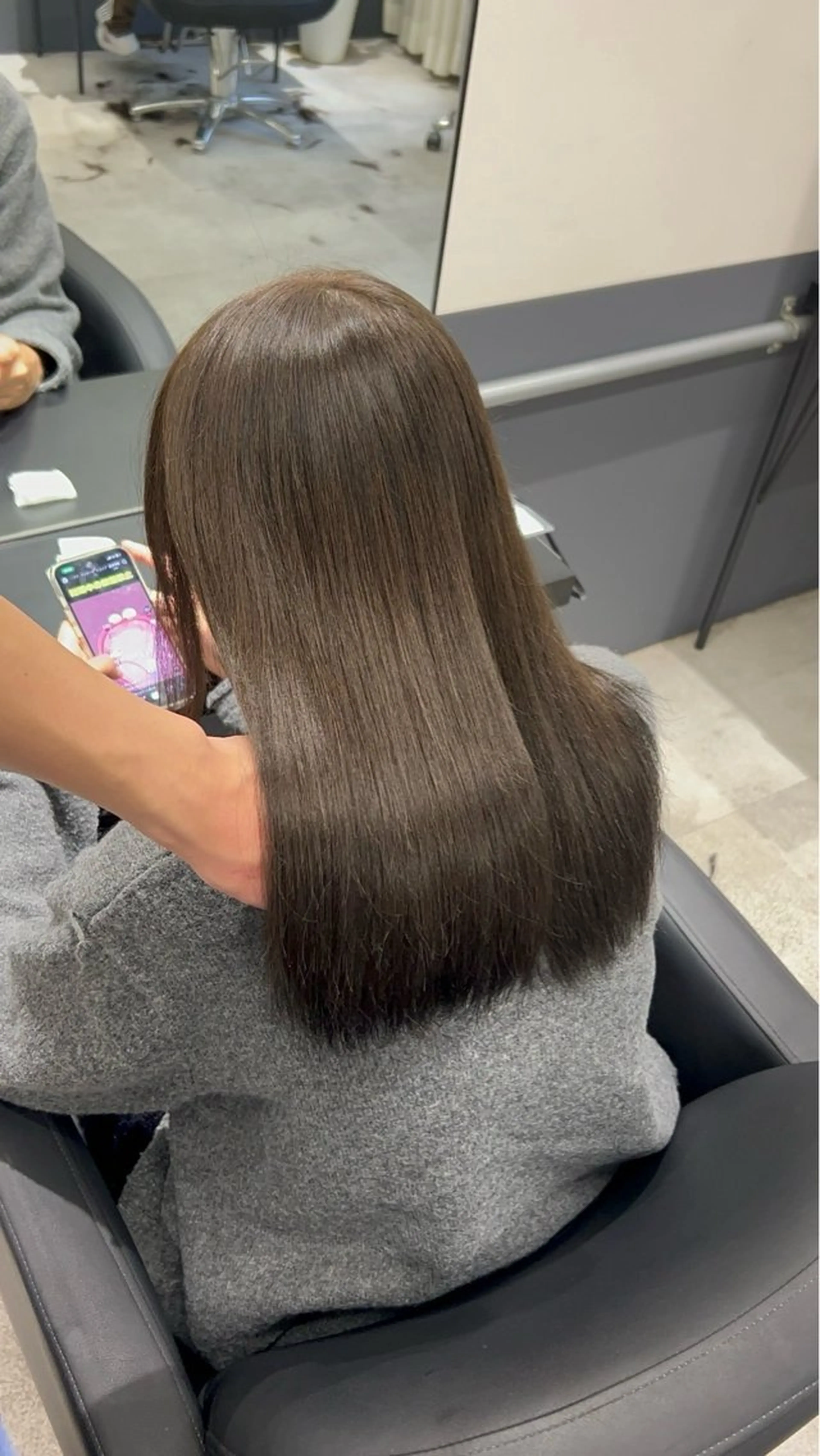 【✨サラツヤの髪の毛に✨】ワンカラー➕TOKIO treatment 5step❗️の写真