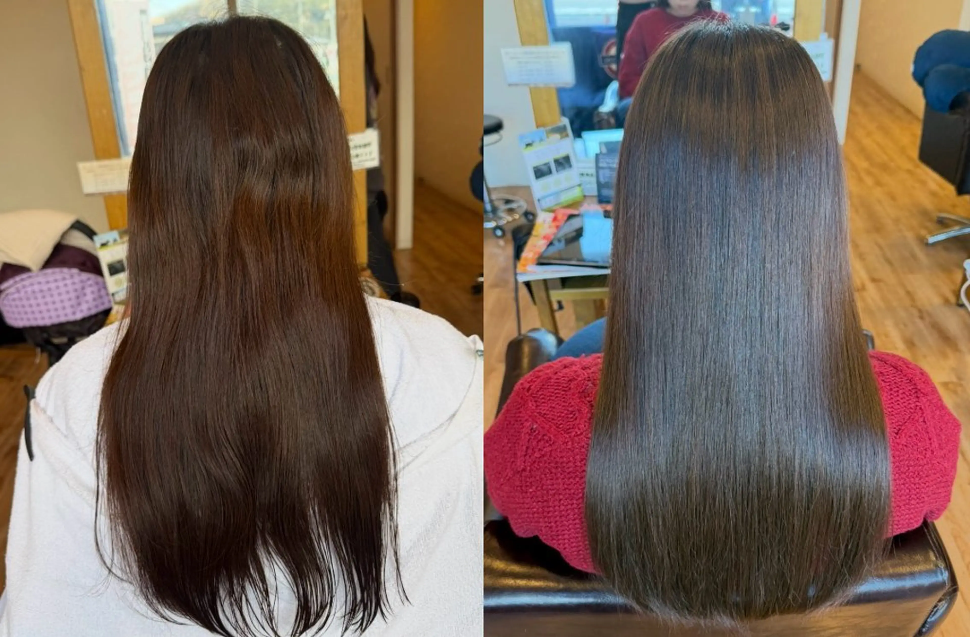 ロング 縮毛矯正 トリートメント 森川 美保のヘアスタイル