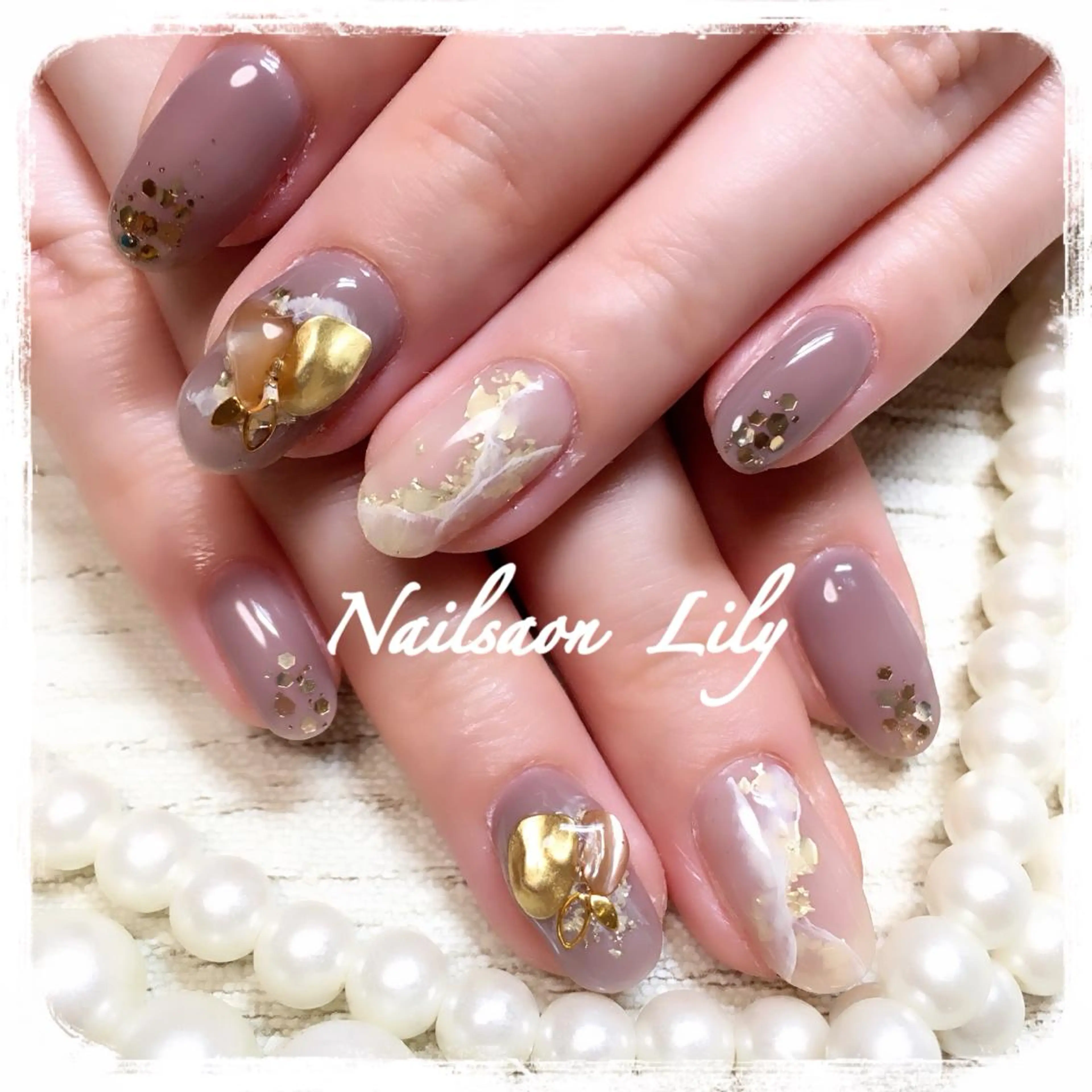 ネイル アートネイル Lily*nail 🌻Mii🌻のネイルデザイン
