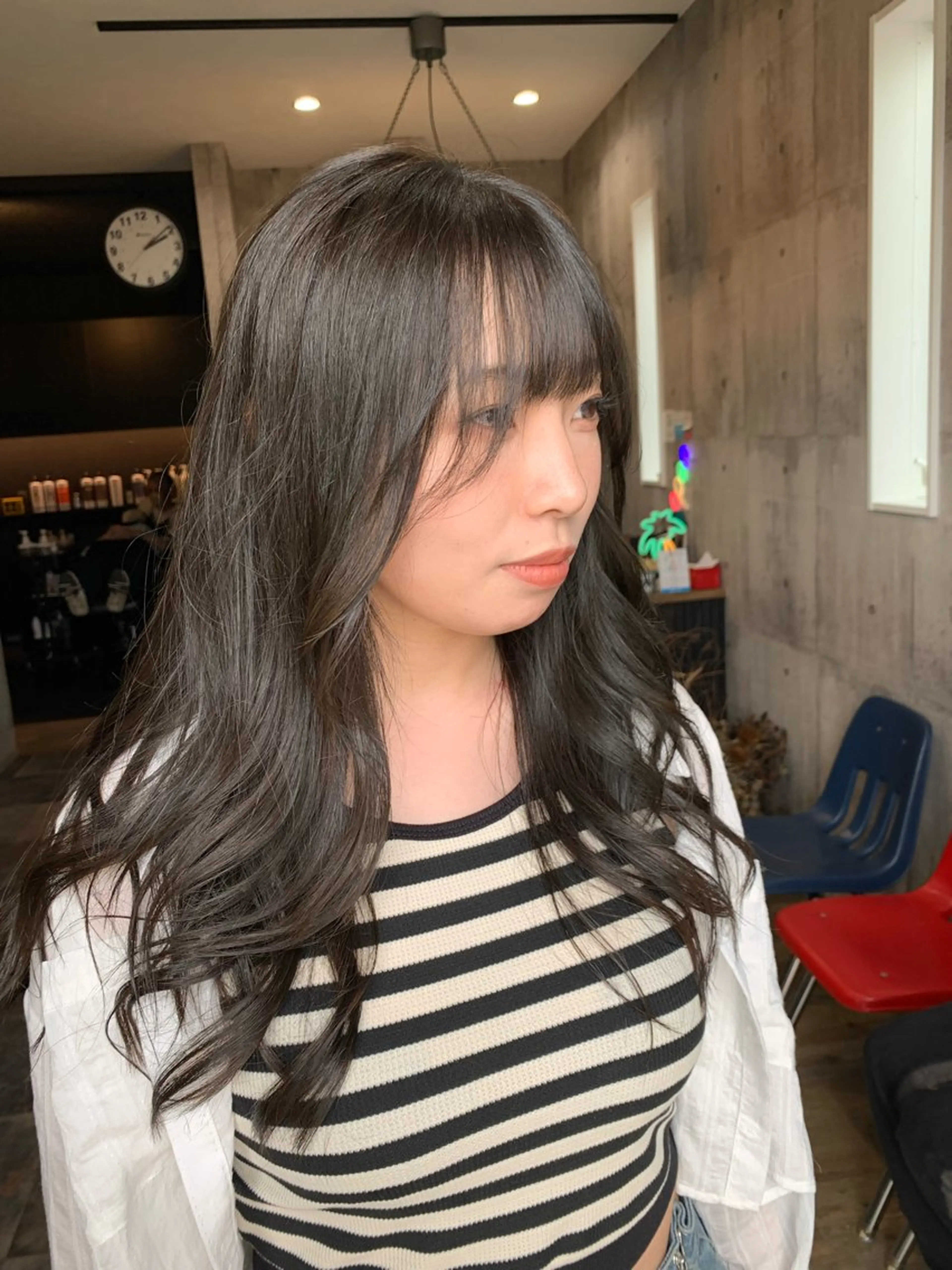 ロング カット ヘアカラー yoshihara yuukiのヘアスタイル