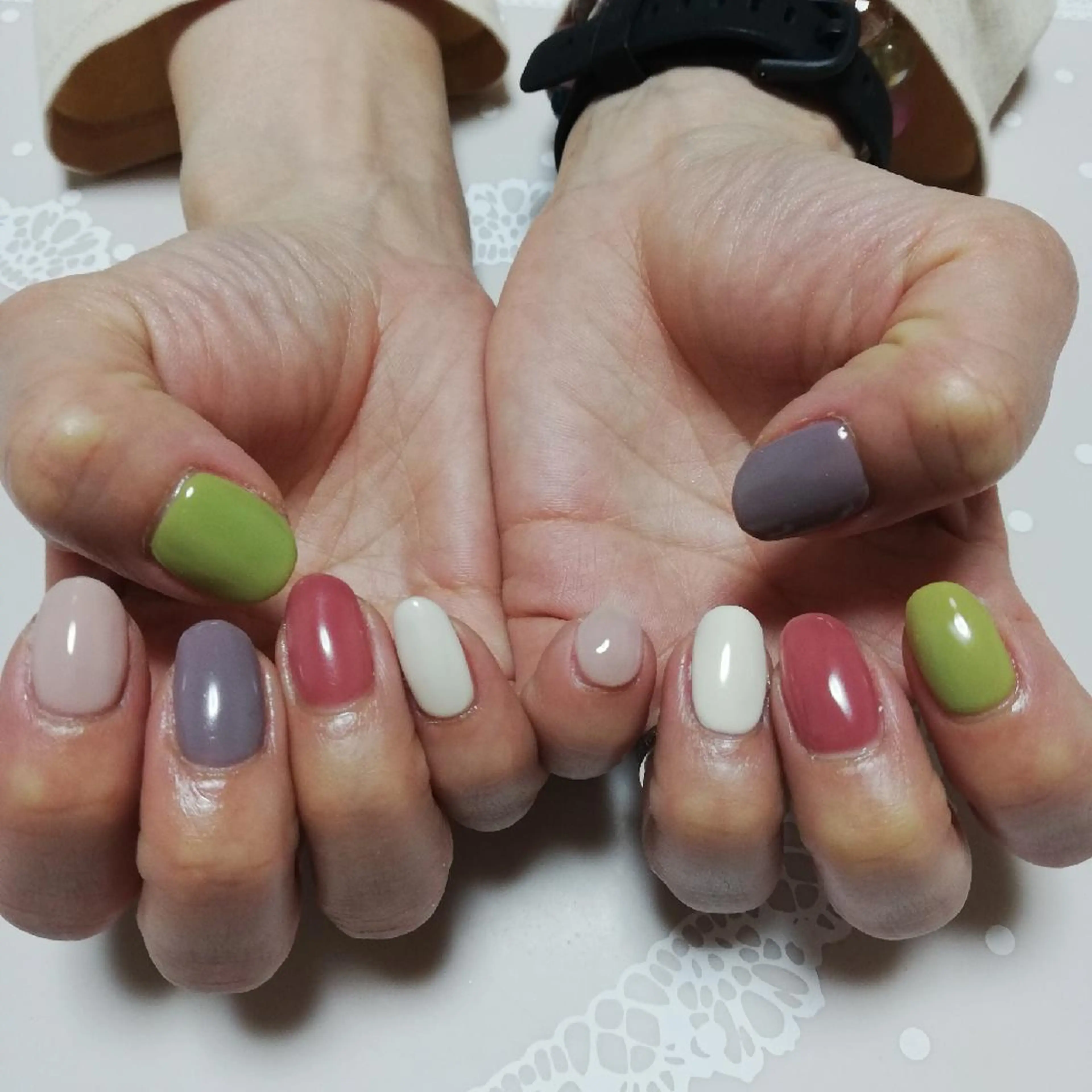 ネイル ワンカラーネイル ネイル junkoのネイルデザイン