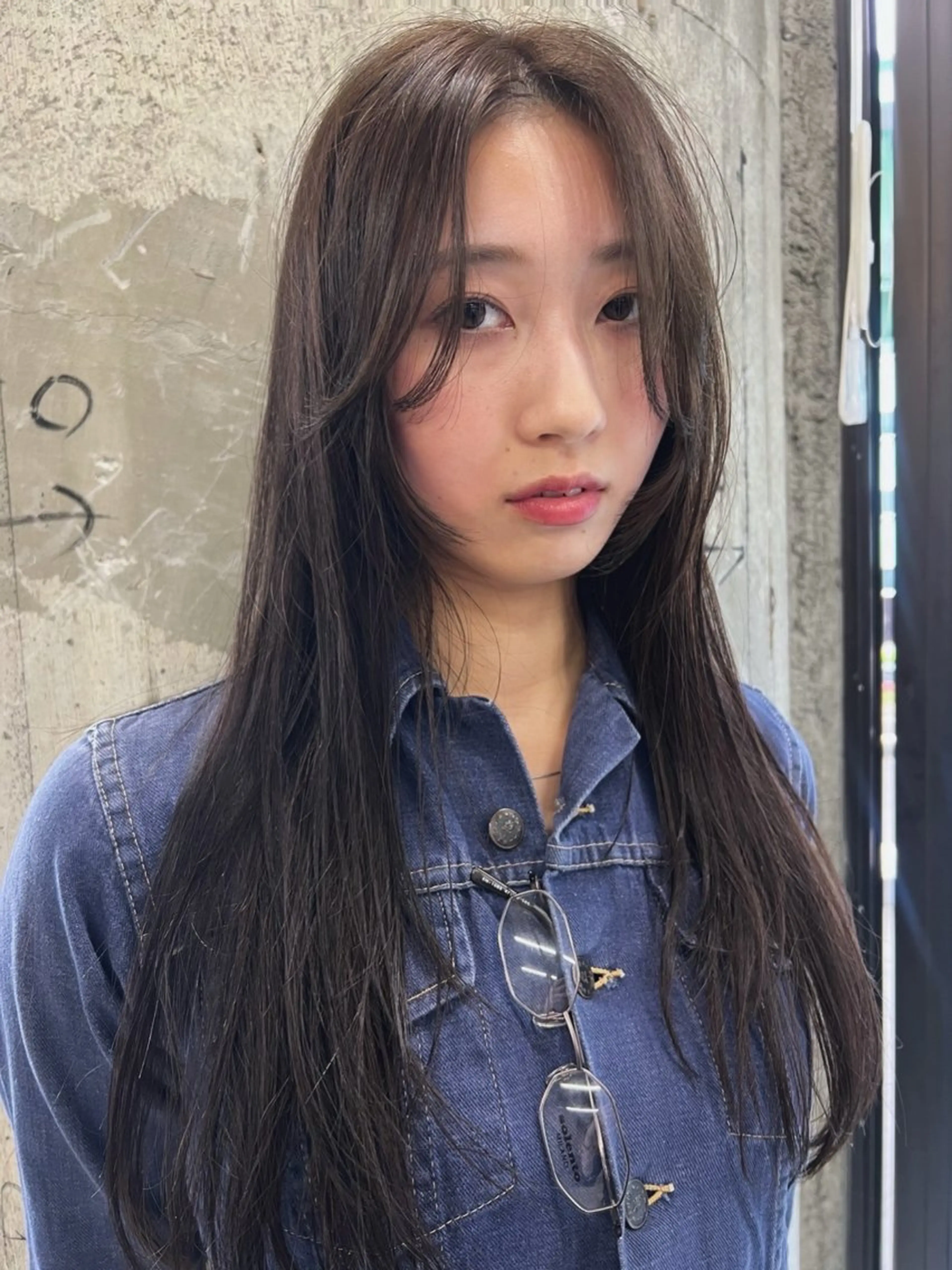 ロング カラー 透明感カラー カット ヘアカラー yu  /透明感カラ ー/ボブ/caseyのヘアスタイル