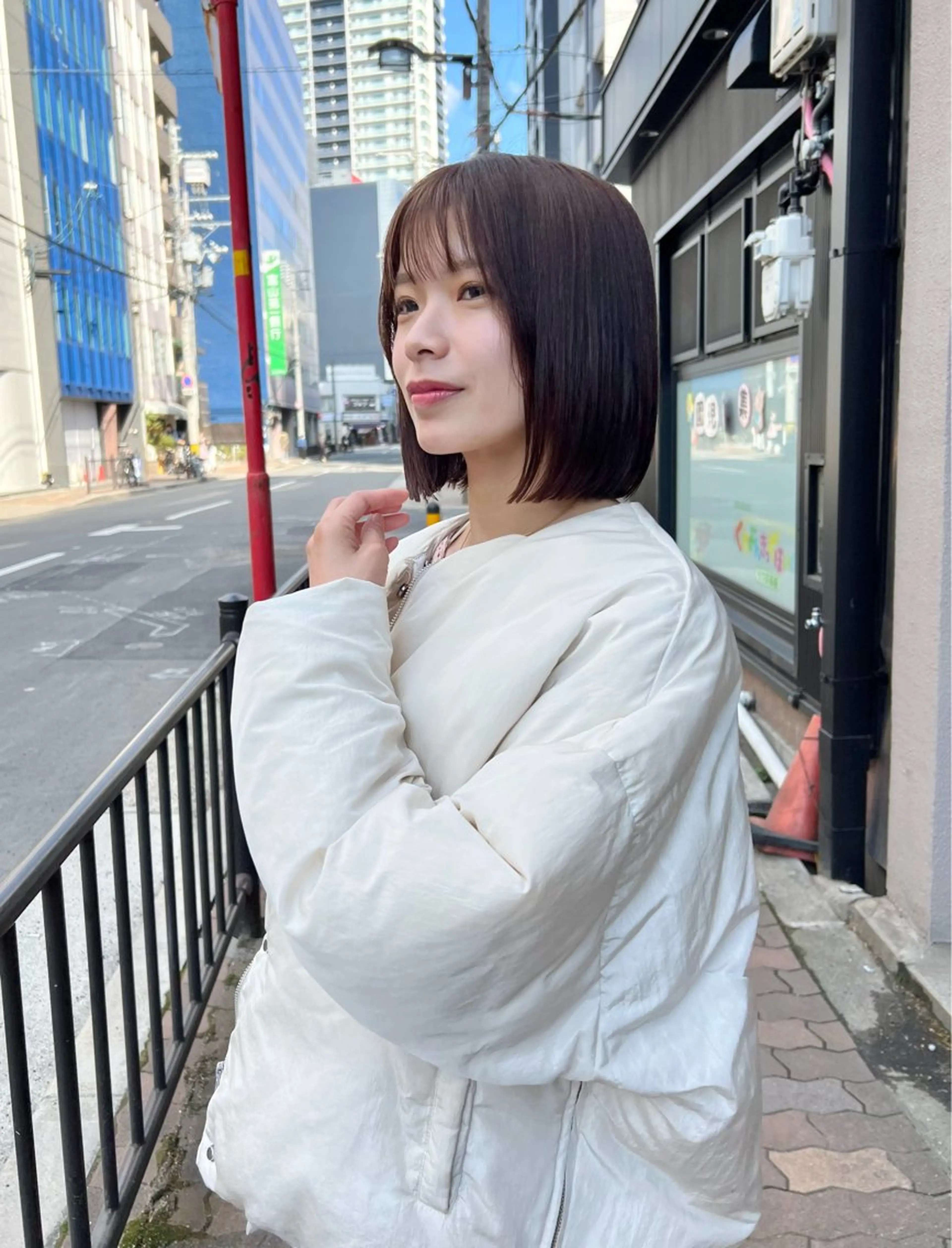 ショート カラー カット ヘアカラー トリートメント 樫原裕二/レイヤー カット/透明感カラーのヘアスタイル