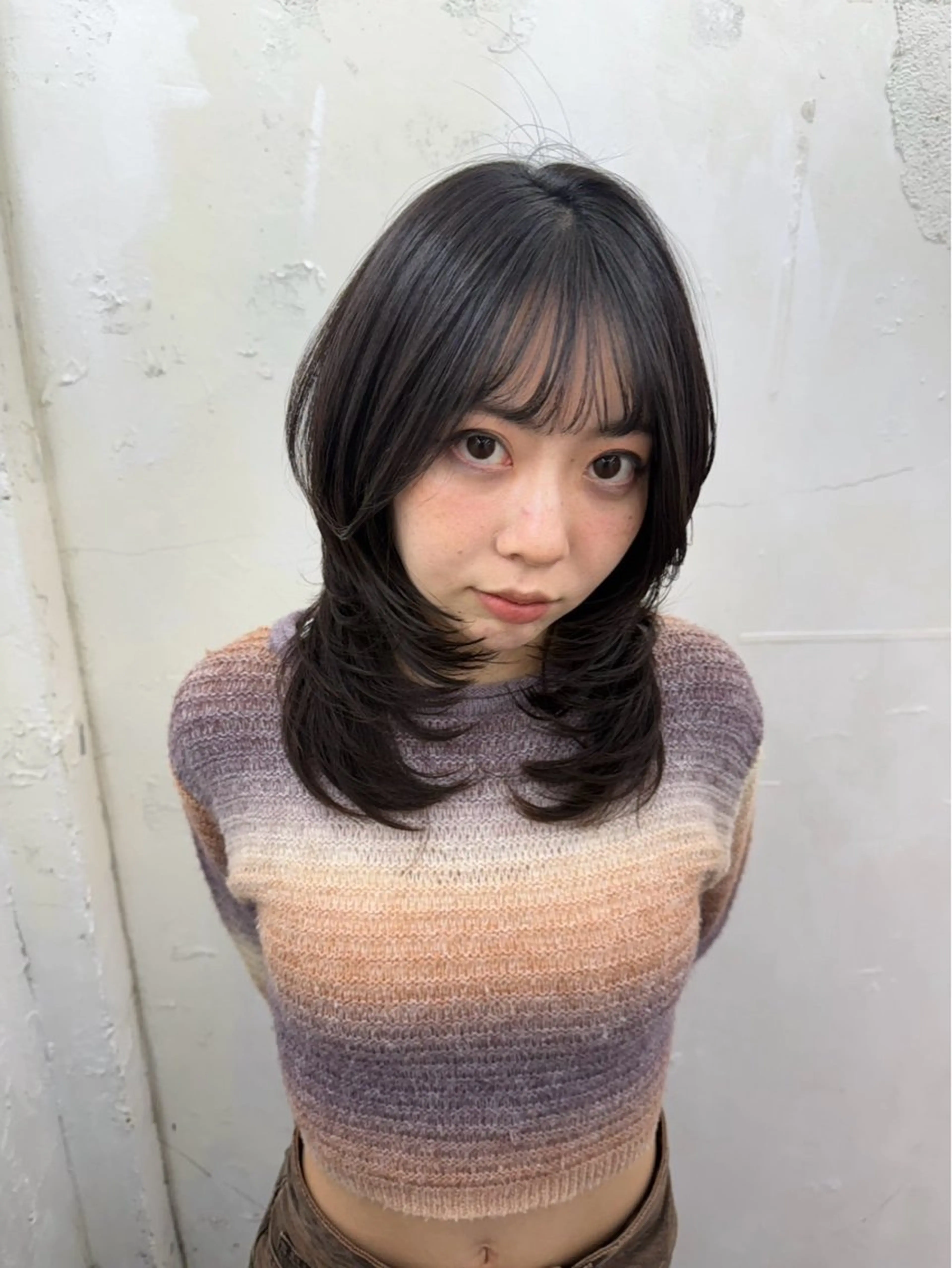 セミロング レイヤーカット りくや/エクステ /ギャル/ナチュラルのヘアスタイル