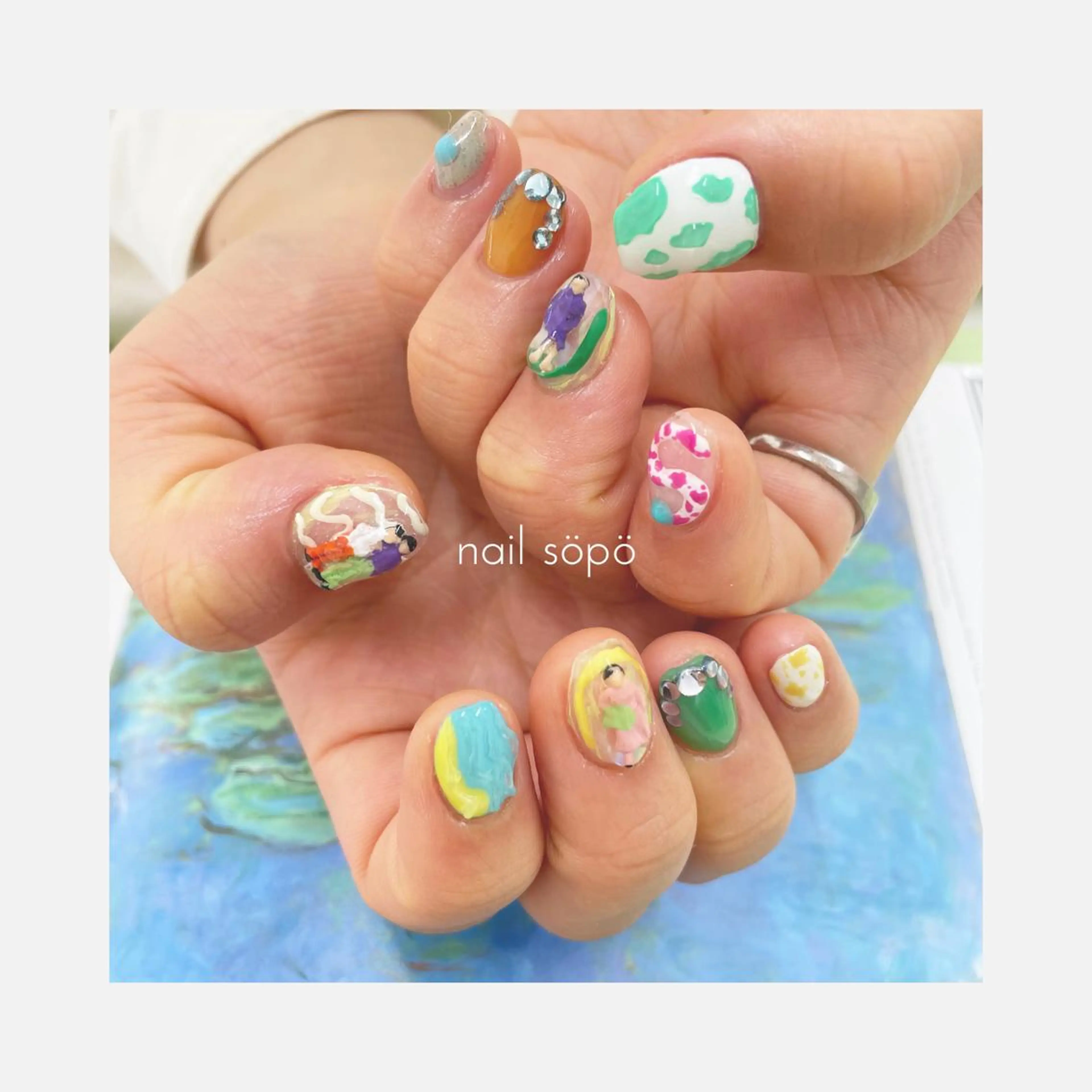 ネイル 自由が丘✳︎奥沢 nail söpöのネイルデザイン