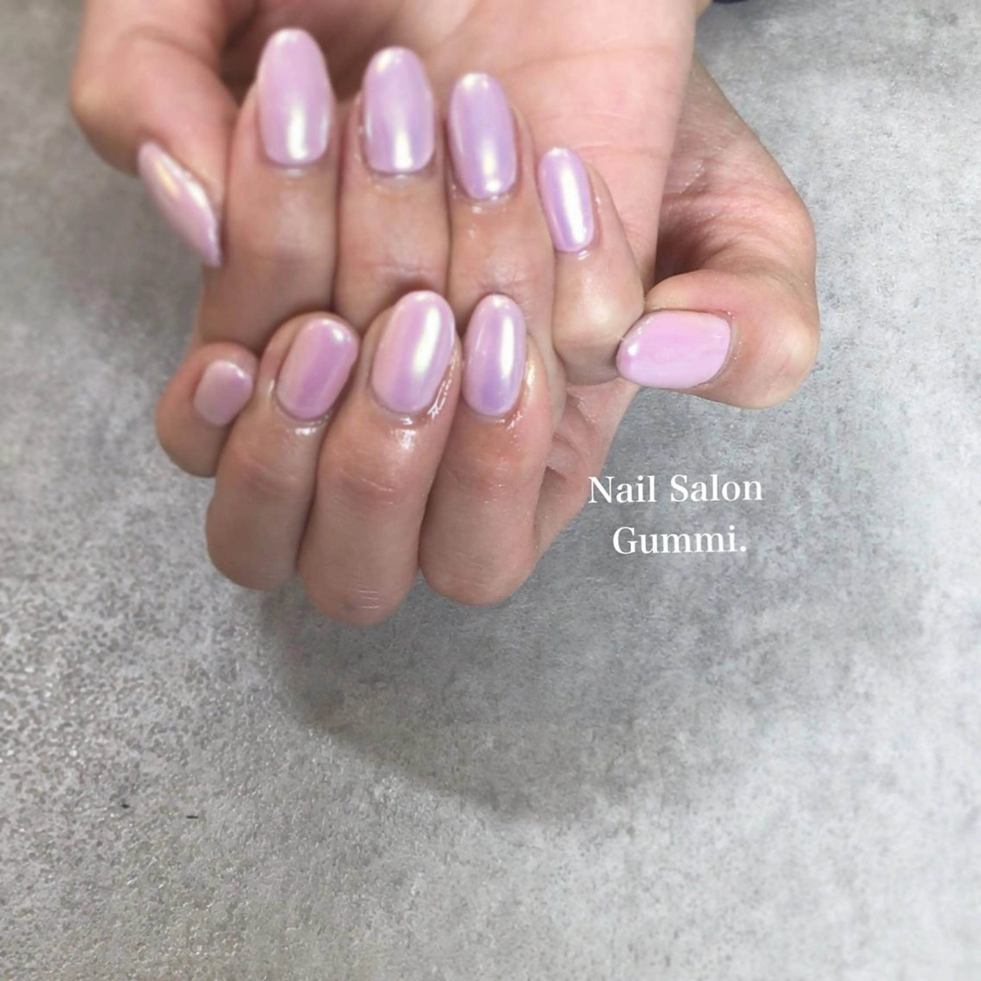 ネイル オーロラネイル ピンク Nail Salon Gummi.のネイルデザイン