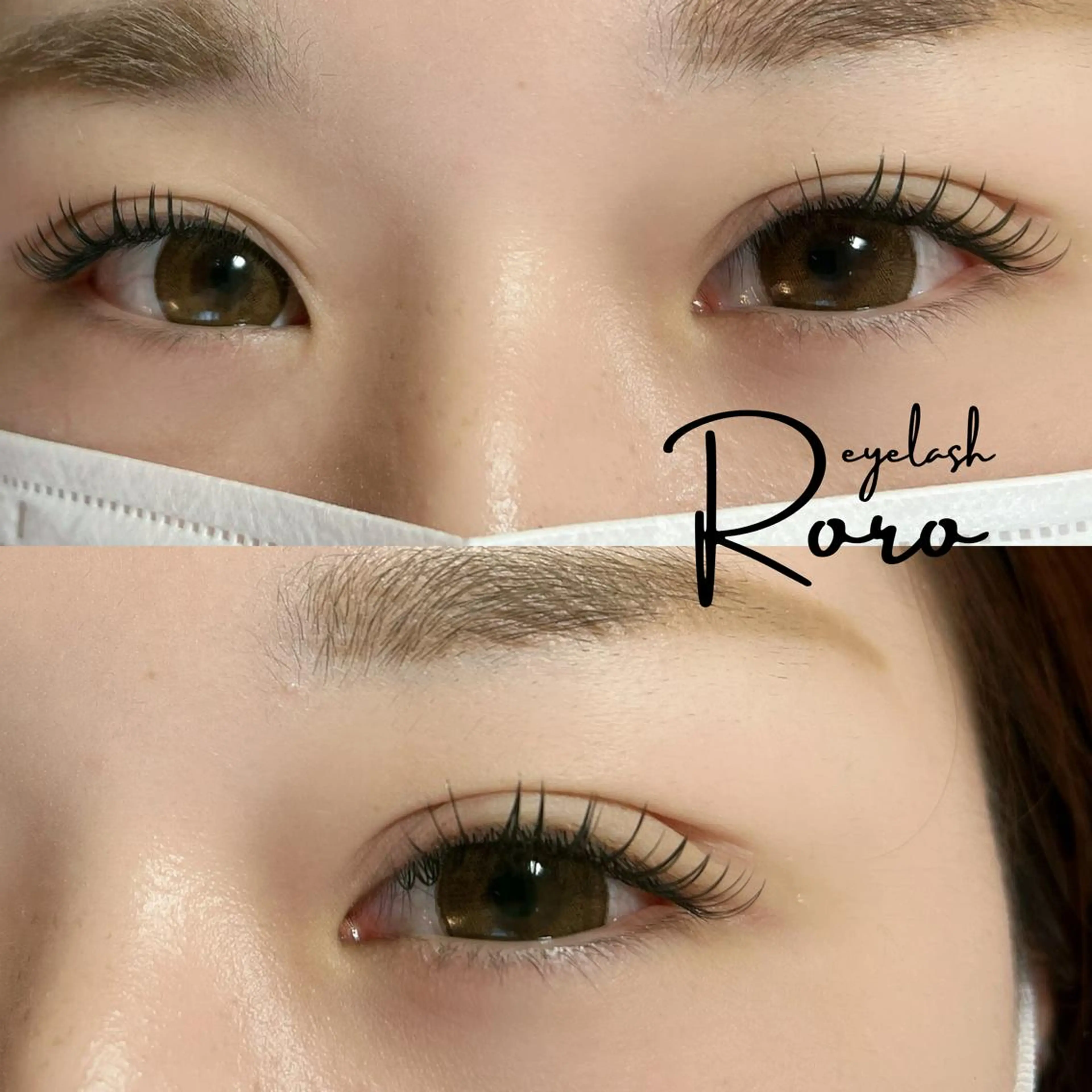 マツエク・マツパ 束感まつ毛 フラットラッシュ マツエク eyelash RORO.のマツエク・マツパデザイン