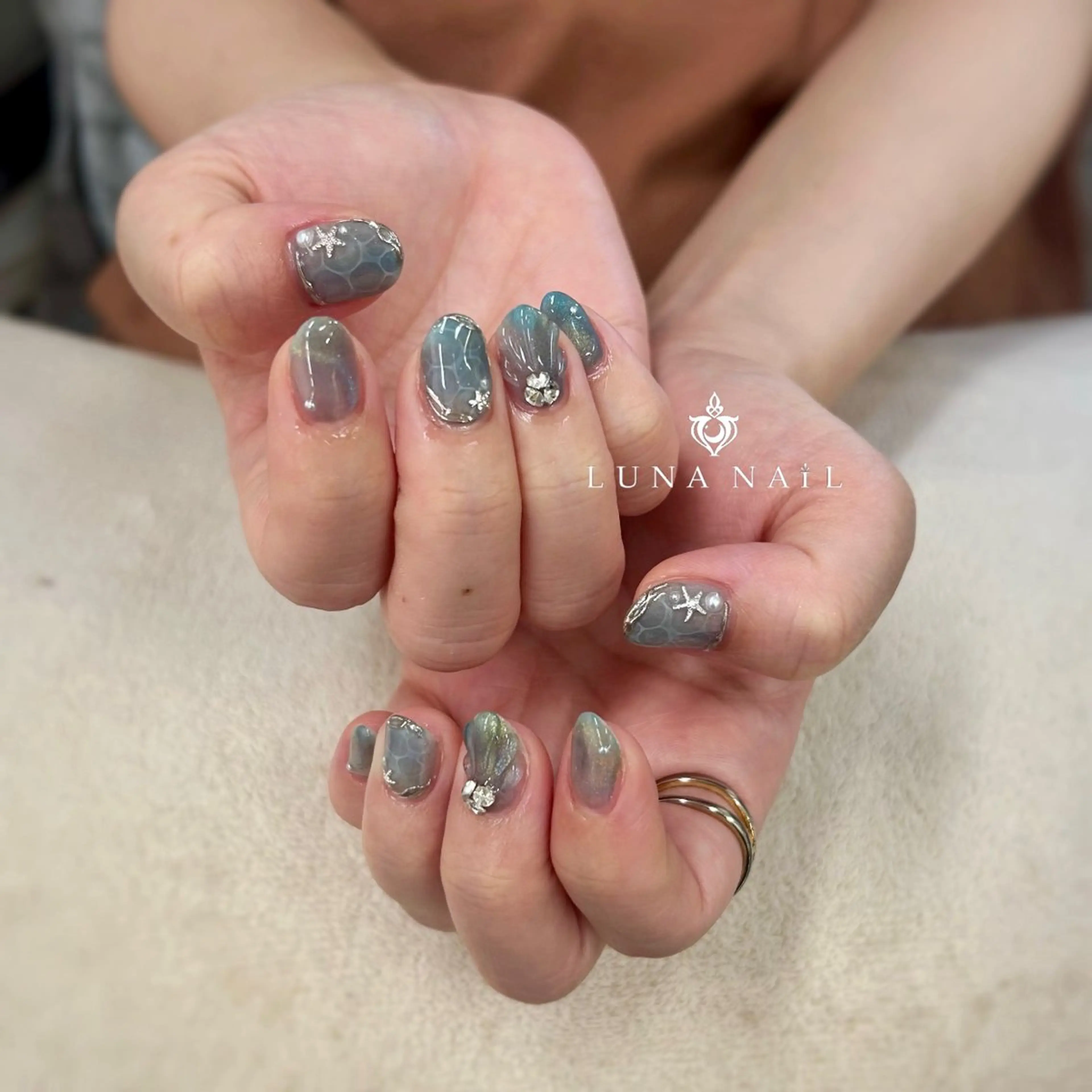 ネイル ハンドネイル アトリエ　ミモザ所属・いまむら あかりのネイルデザイン