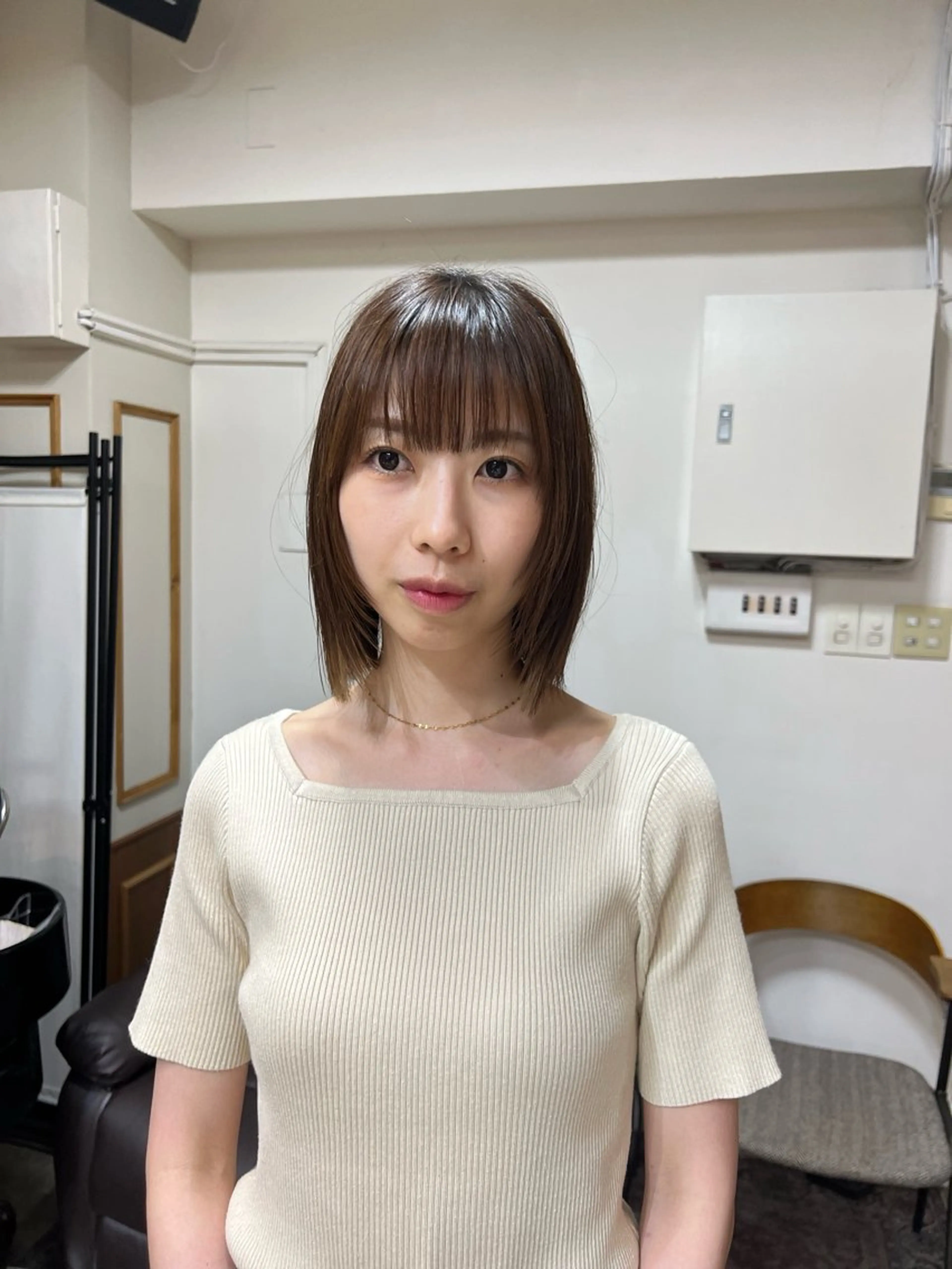 ショート カラー ボブレイヤー ボブ 顔まわりレイヤー レイヤーカット カット ヘアカラー トリートメント takada kohのヘアスタイル