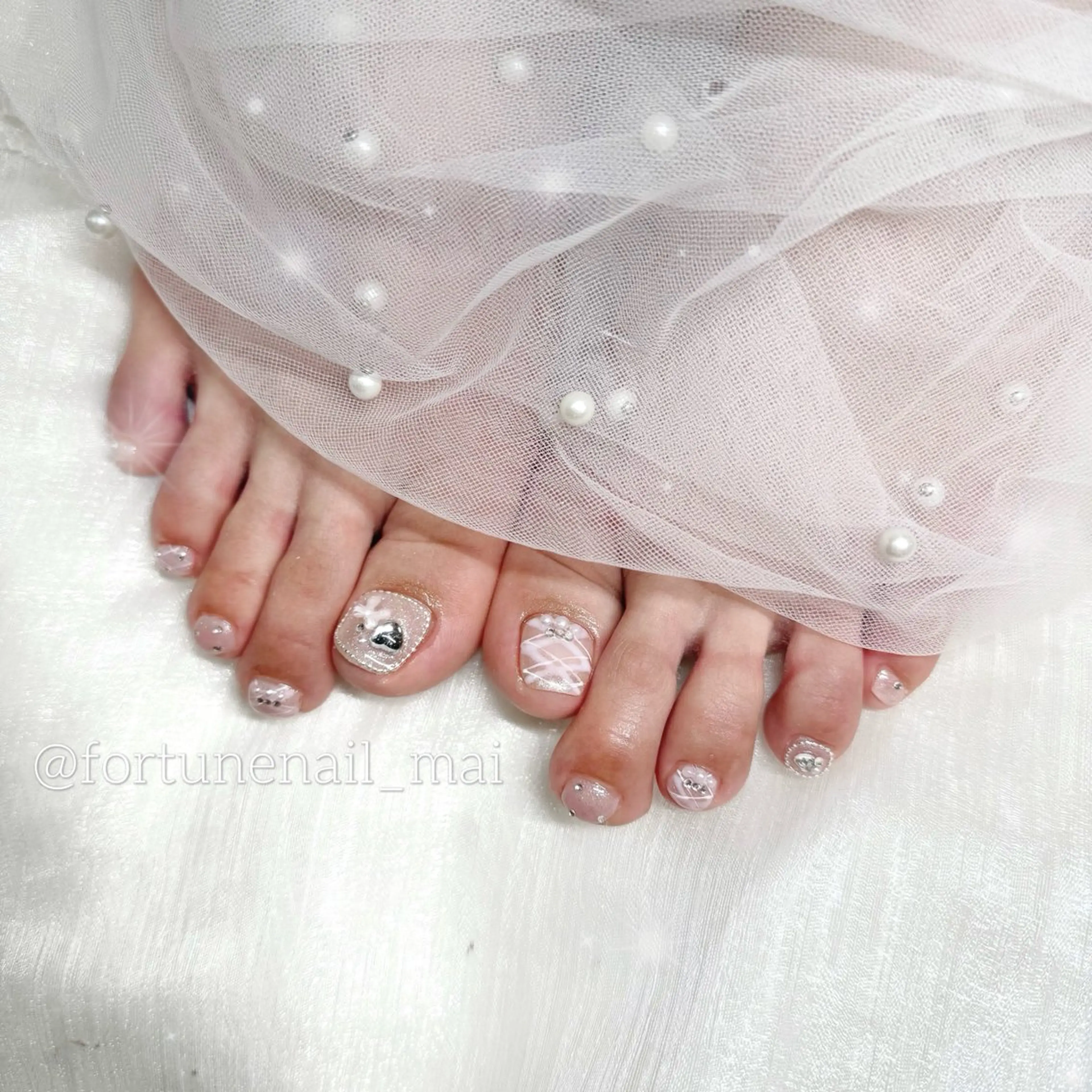 ネイル フットネイル 🎀Mai 🎀✩.*のネイルデザイン