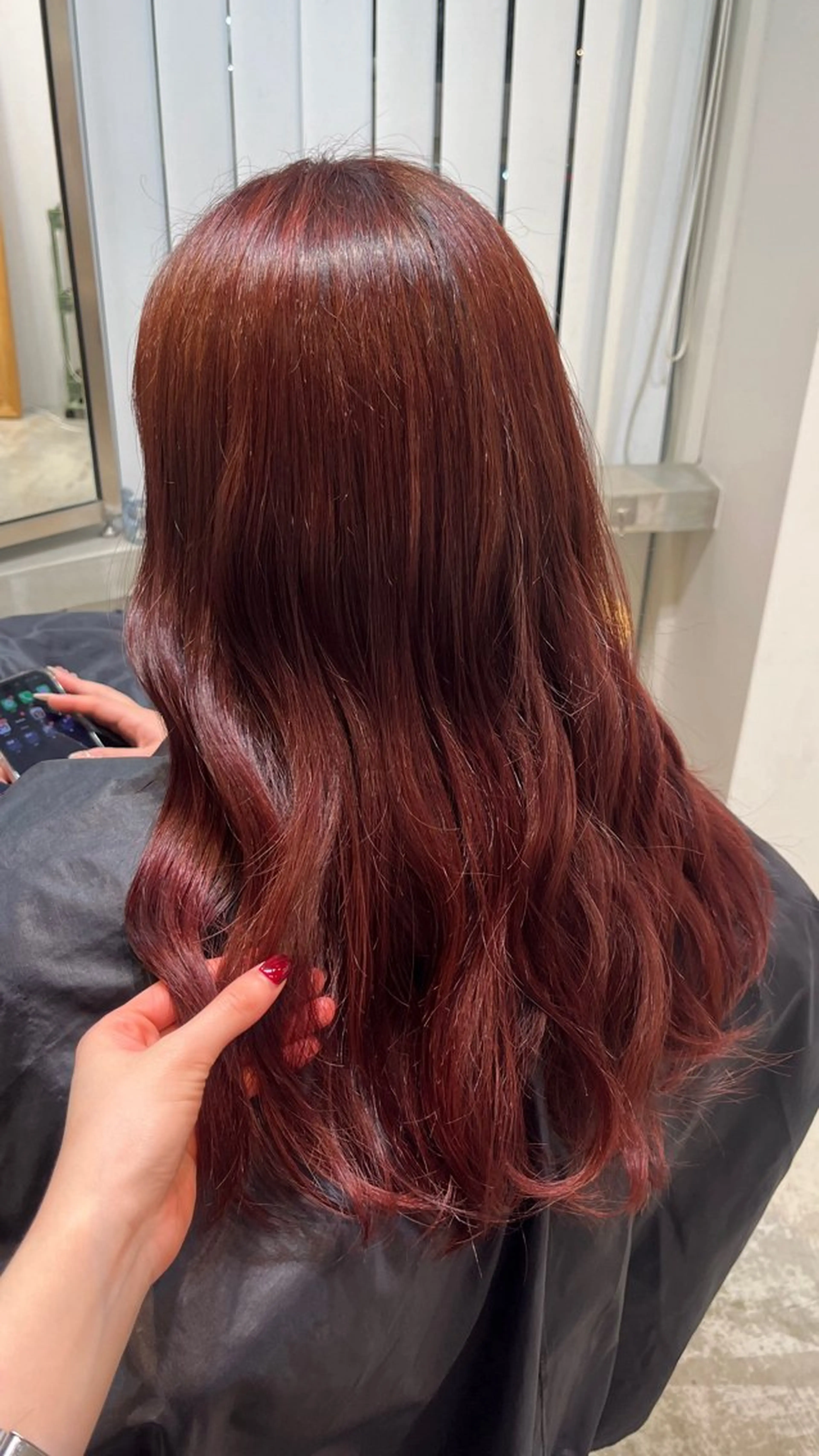 カラー morita yunaのヘアスタイル