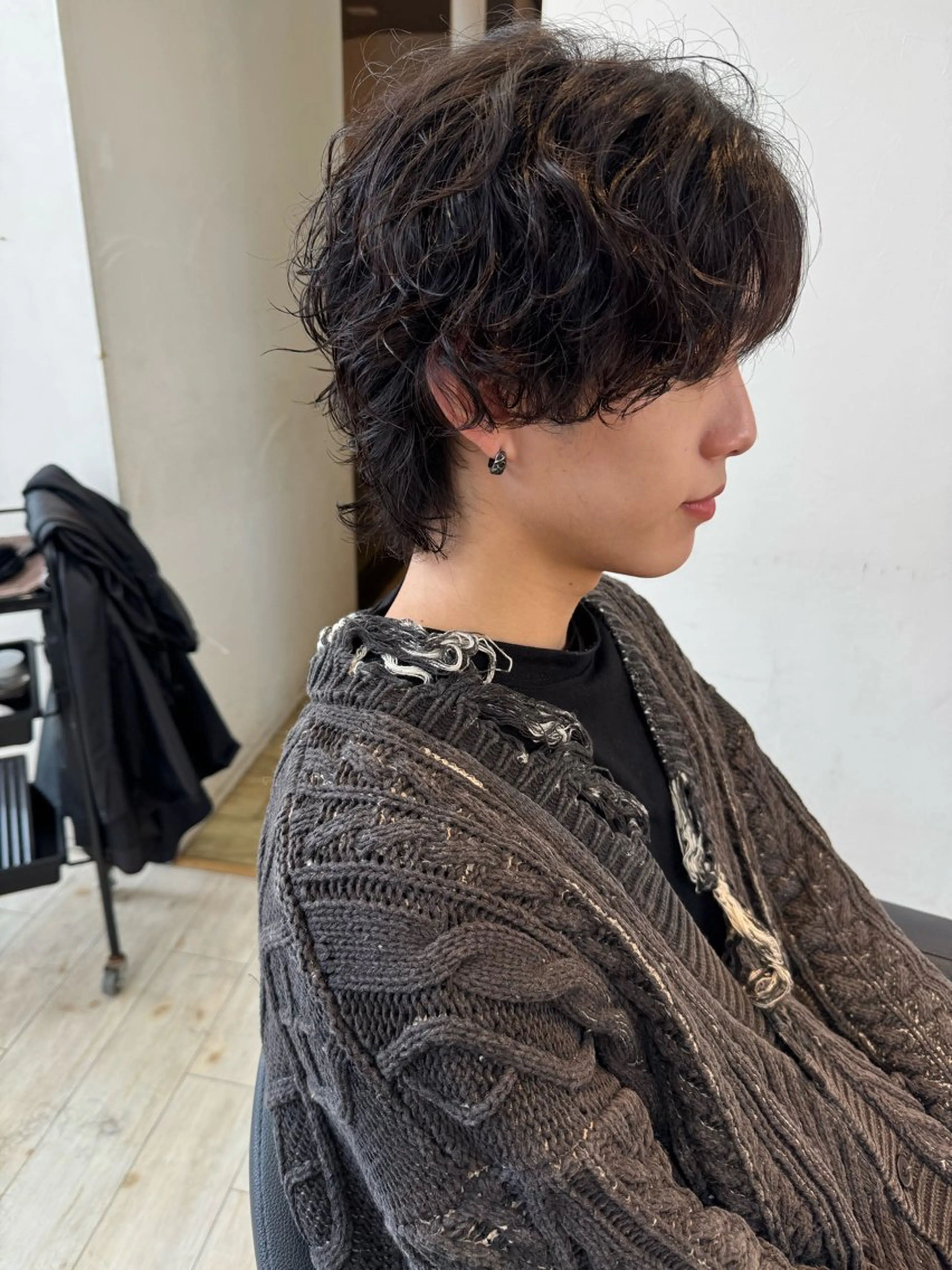 パーマ メンズ カット パーマ 縮毛矯正/カット/ 韓国ヘア/蛯原🍤のヘアスタイル