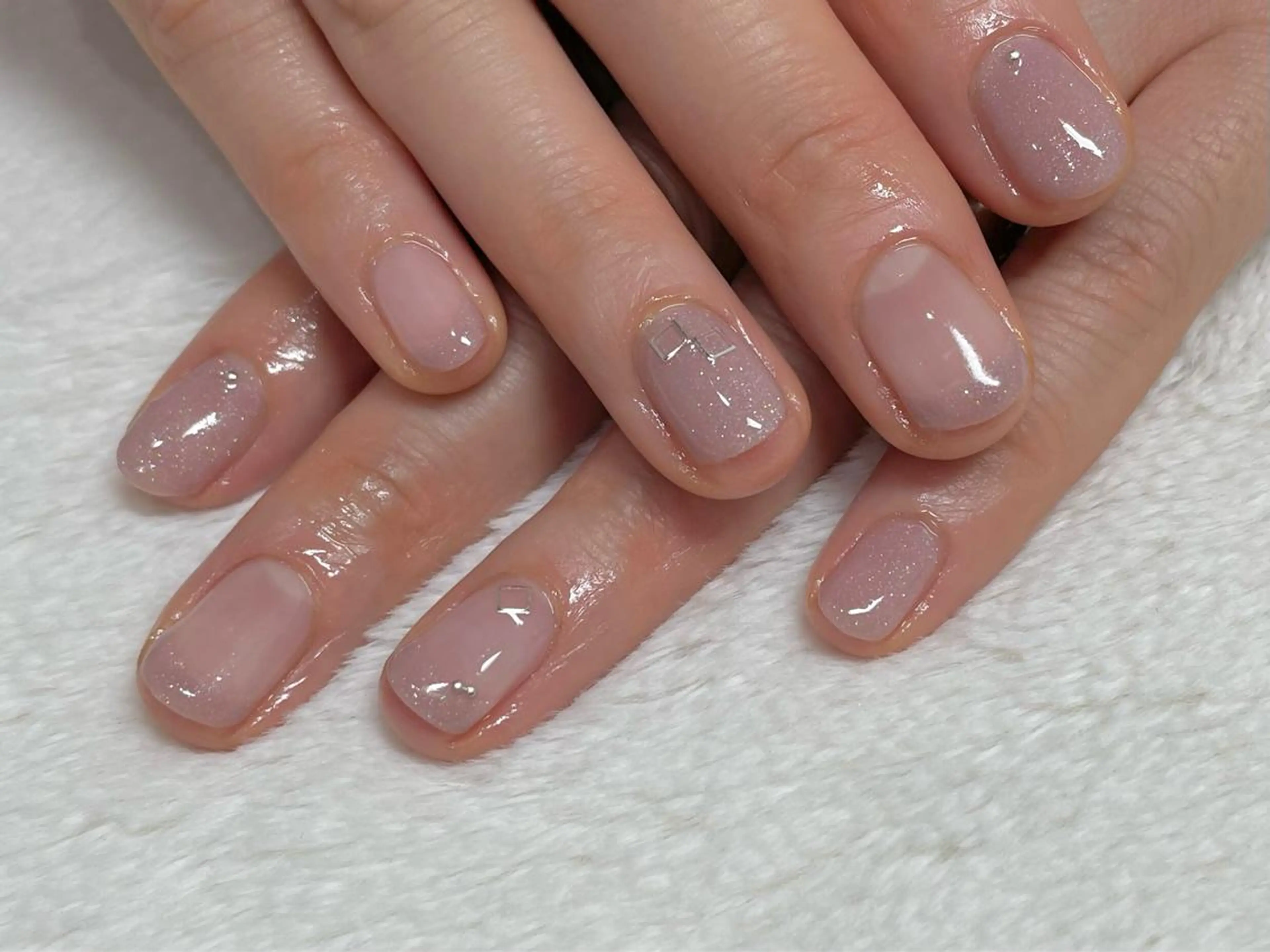 ネイル ラメ(グリッター) riri-nail Rie Endoのネイルデザイン