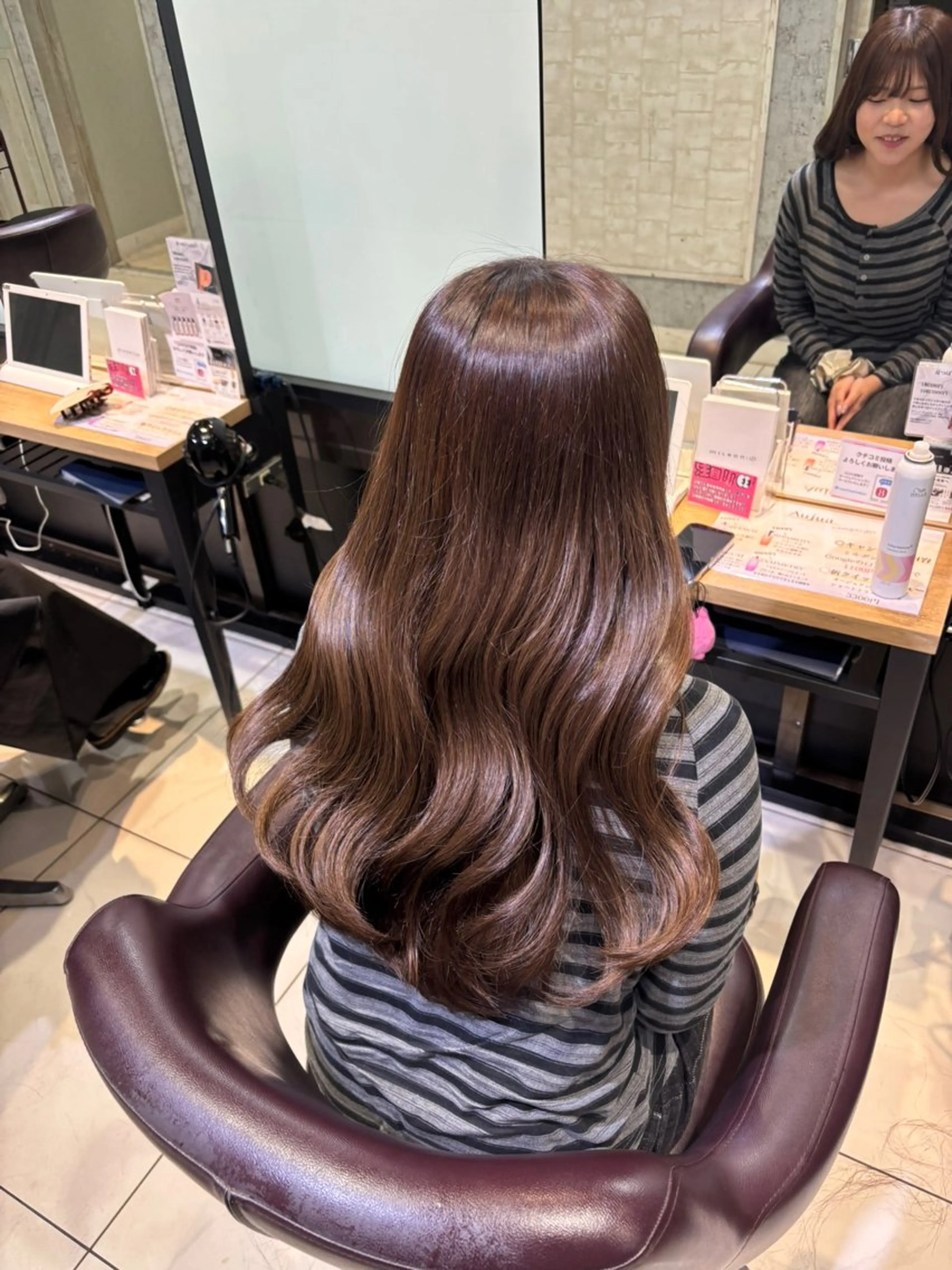 ロング カラー ヘアカラー 韓国髪質改善艶カラー /レイヤー/miyuのヘアスタイル