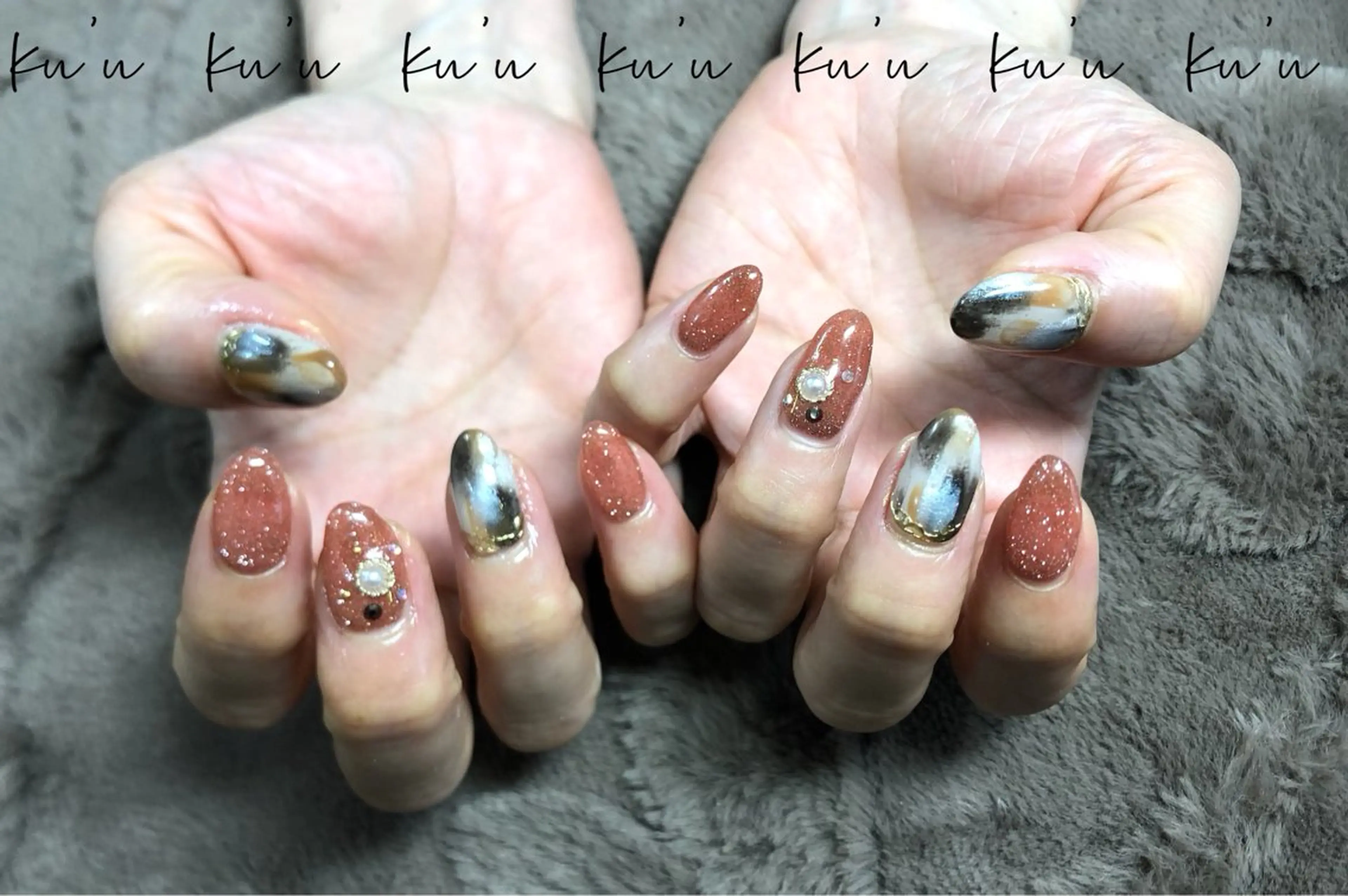 セミロング サロンku'u所属・salon kuuのネイルデザイン