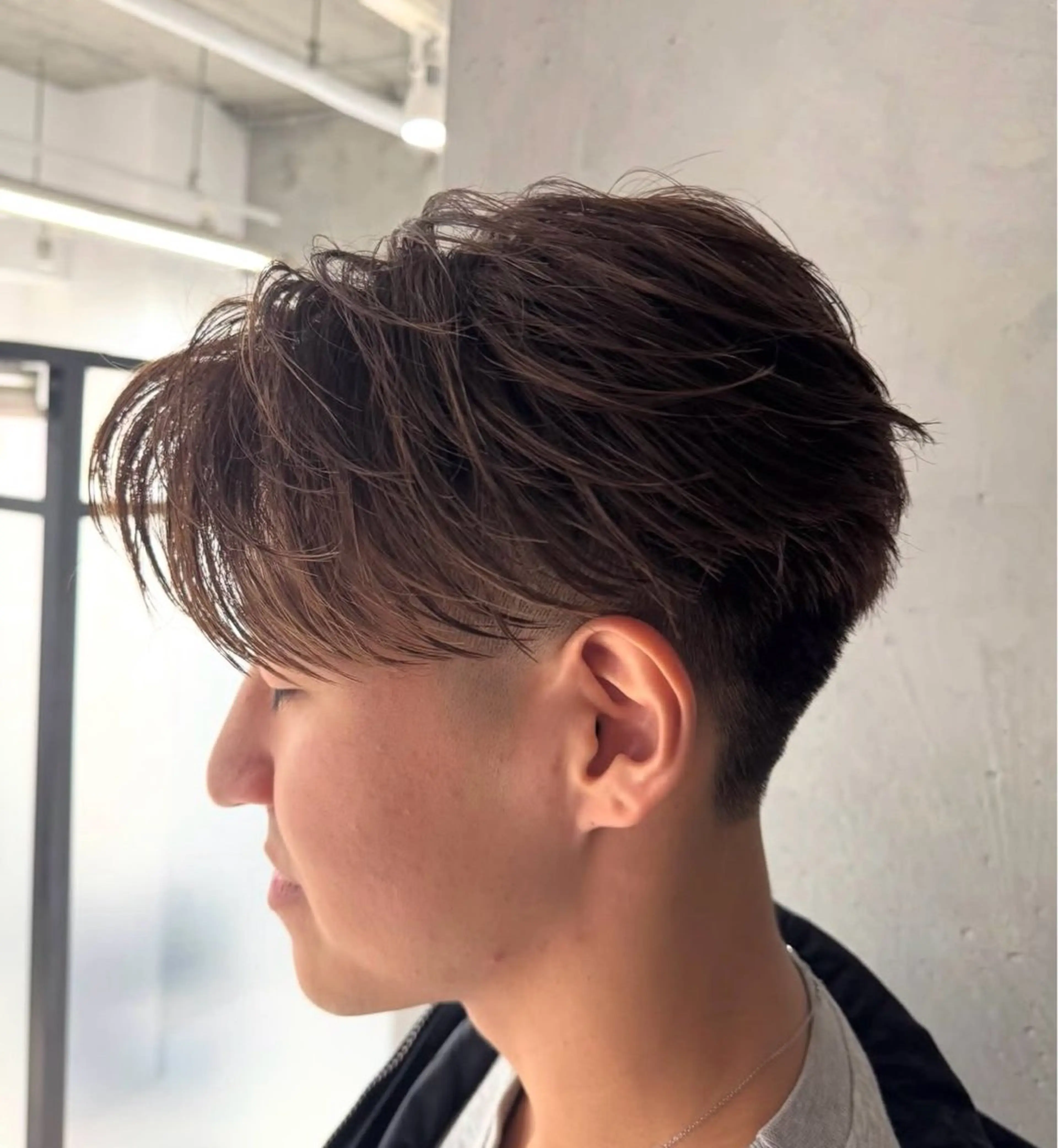 カラー メンズ カット 古屋 直人のヘアスタイル