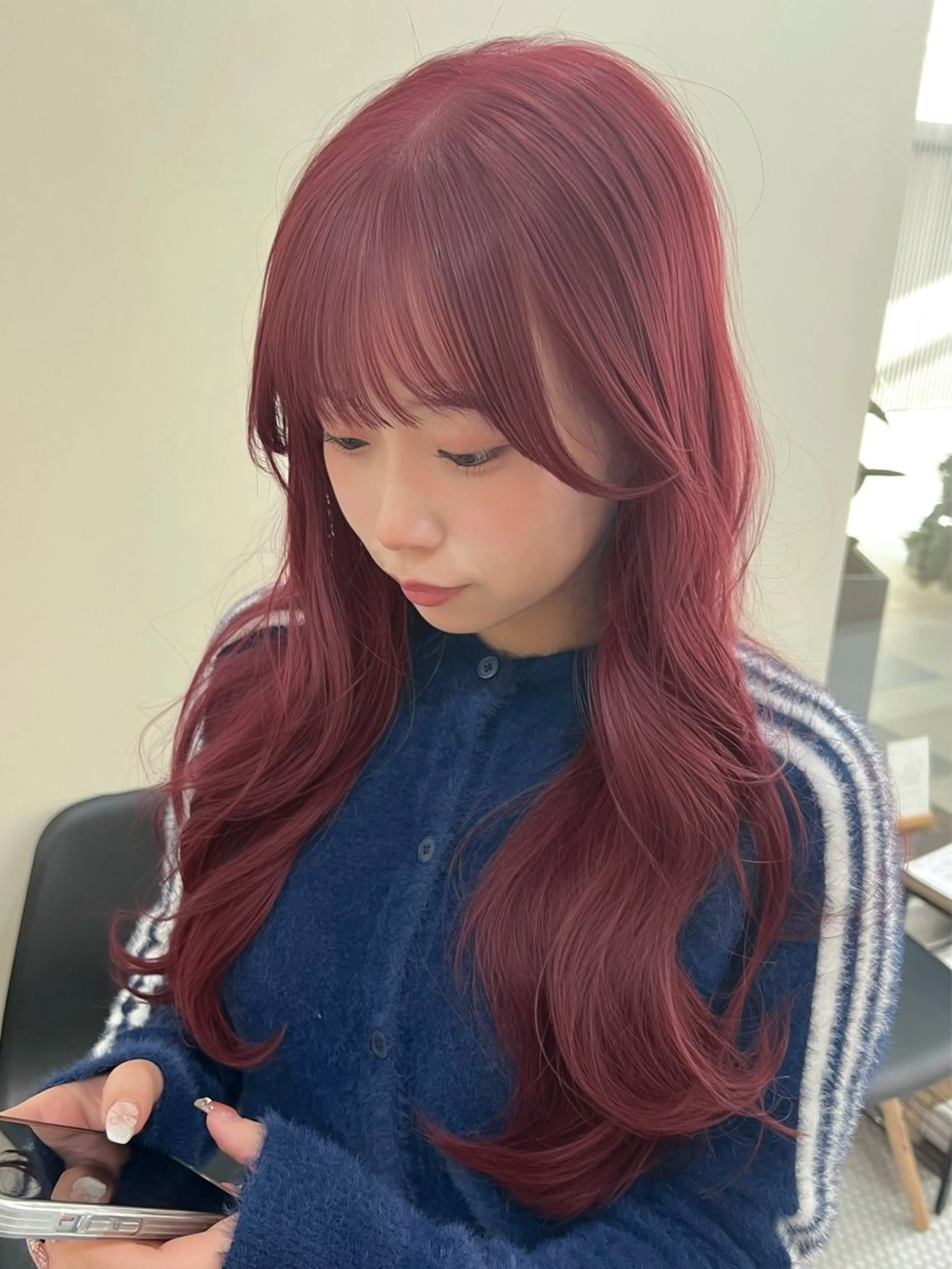 ロング カラー カット ヘアカラー トリートメント belle   表参道　terrace所属・抜きっぱなしブロンド /ハイトーン/カナタのヘアスタイル