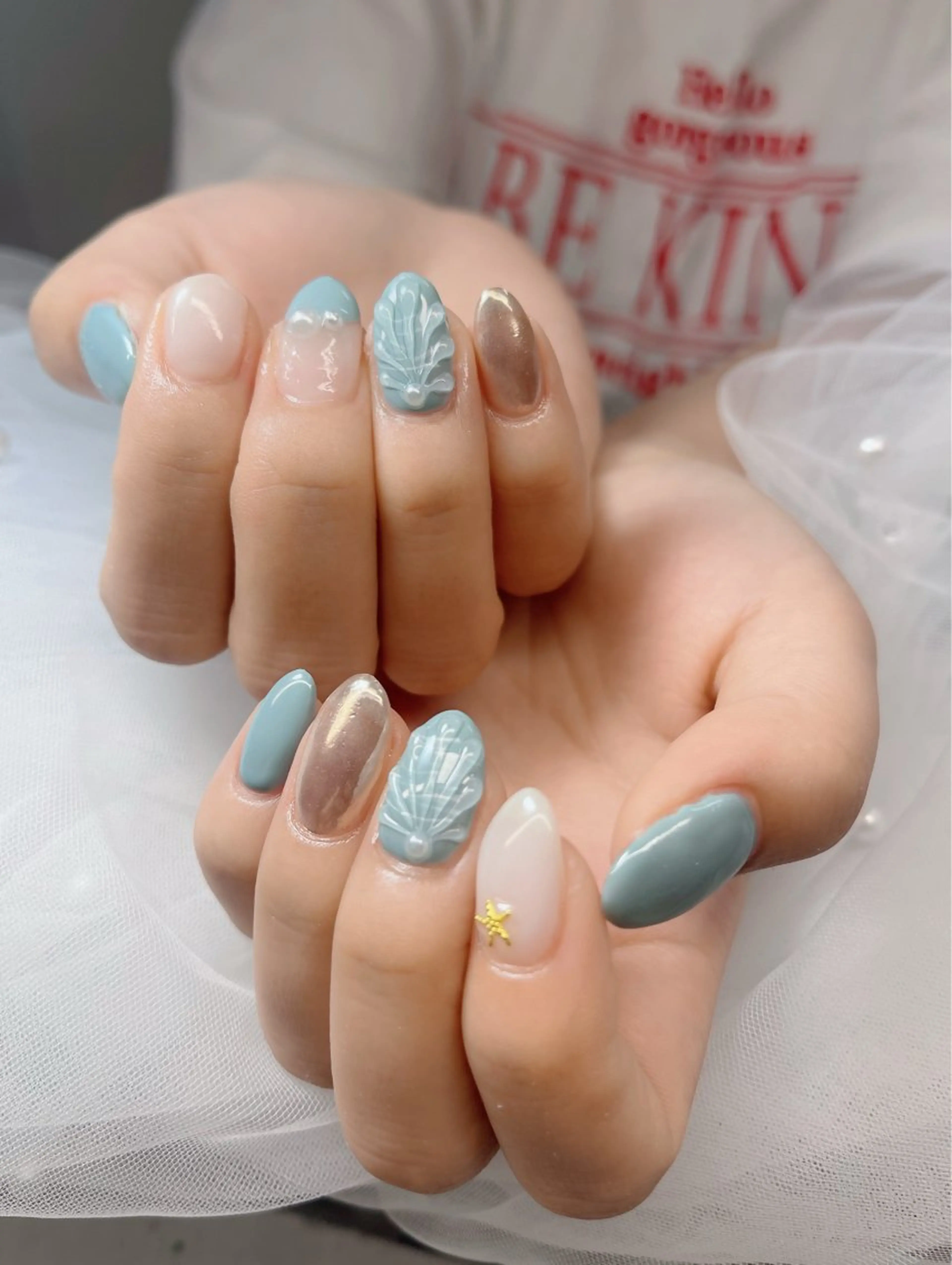 ネイル ハイネイル 自宅サロンのネイルデザイン