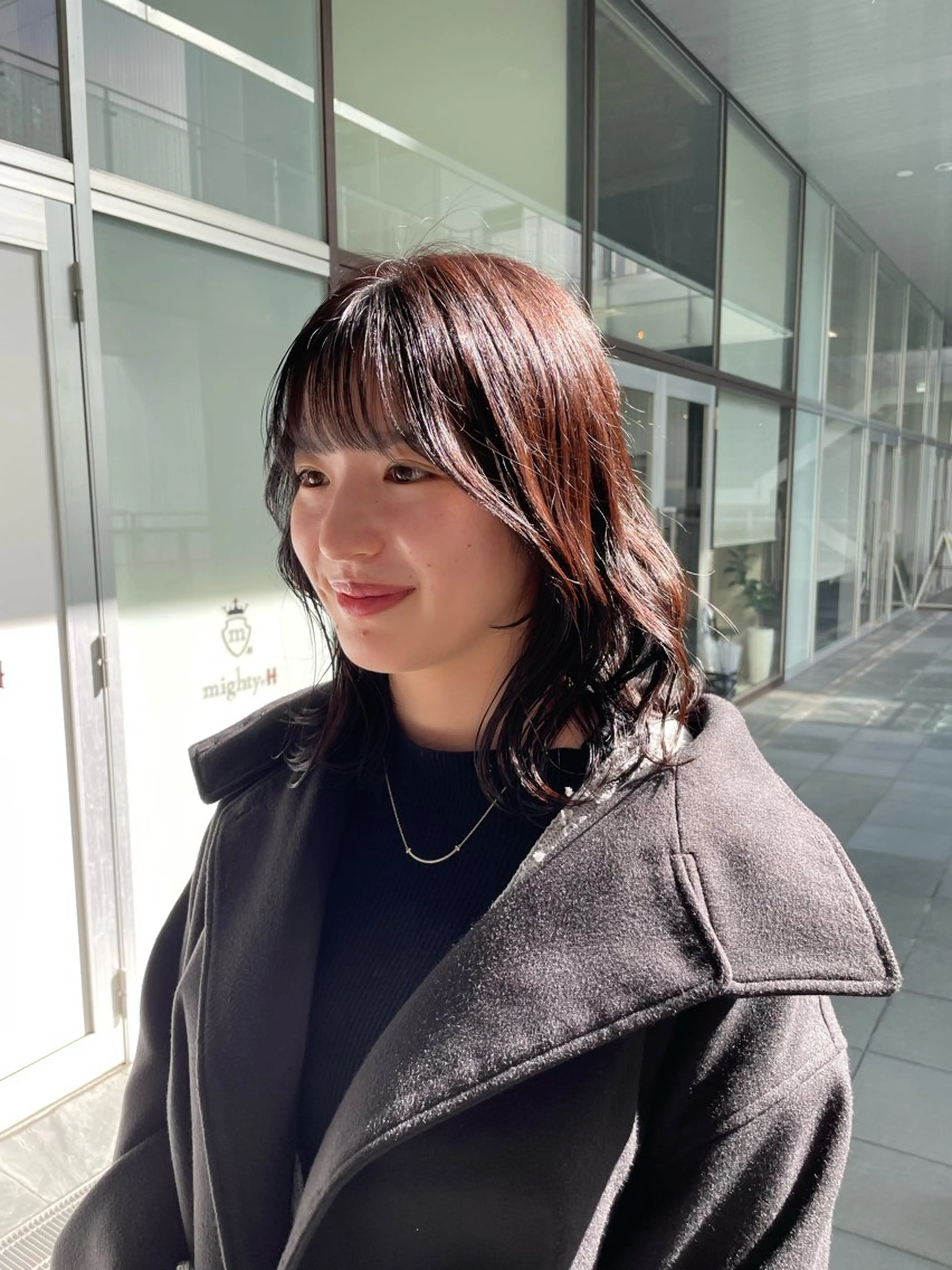 ミディアム 不破一輝/栄/矢場町 ボブ/レイヤー/艶髪のヘアスタイル