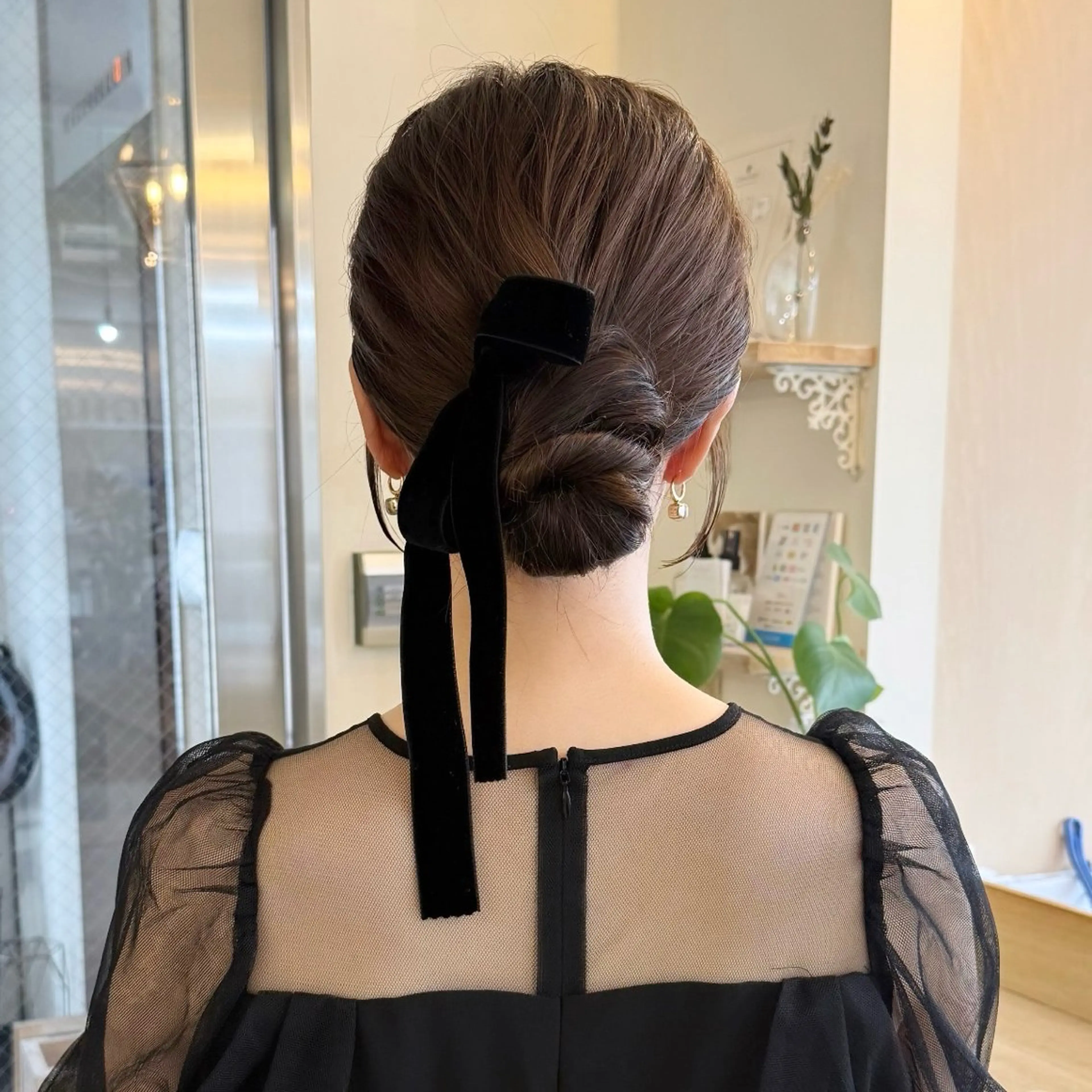 【大切なご予定結婚式前お出かけ前のhairset🎀】似合わせお洒落ヘアセット　　　　　　　　　　プラス料金で早朝可能◎の写真