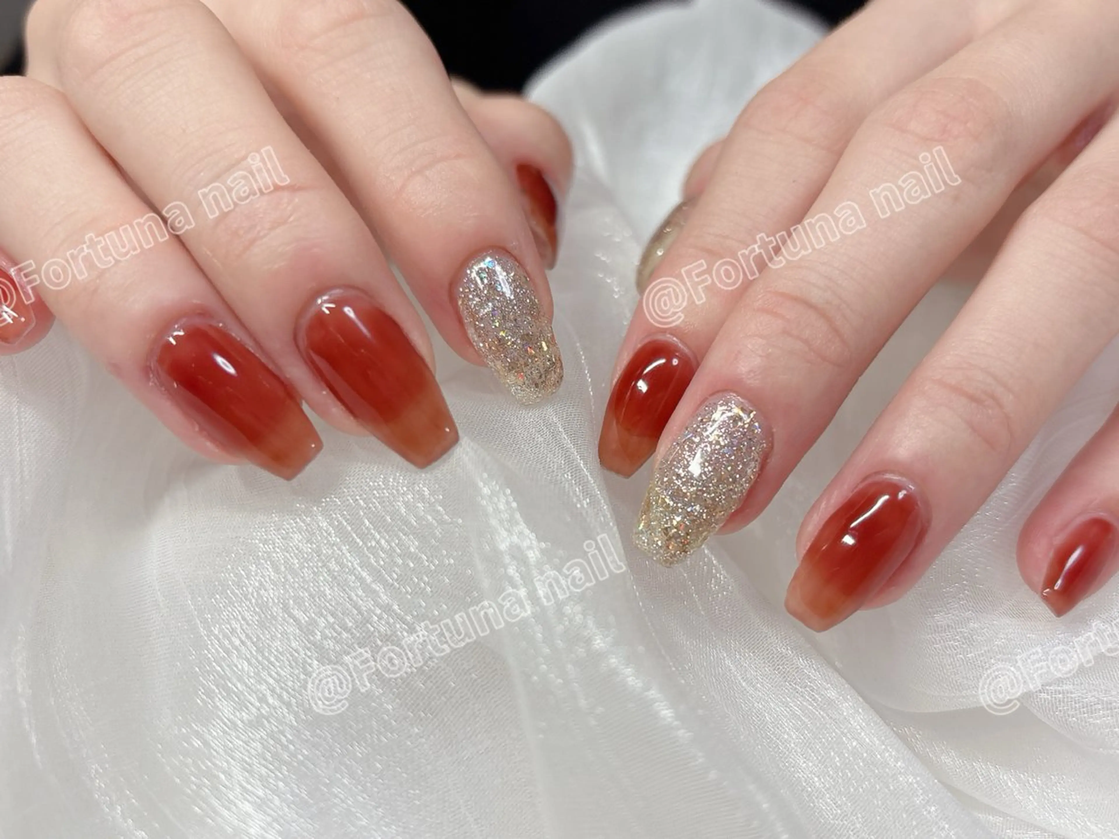 ネイル ハンドネイル Nail •Head スパFortunaのネイルデザイン