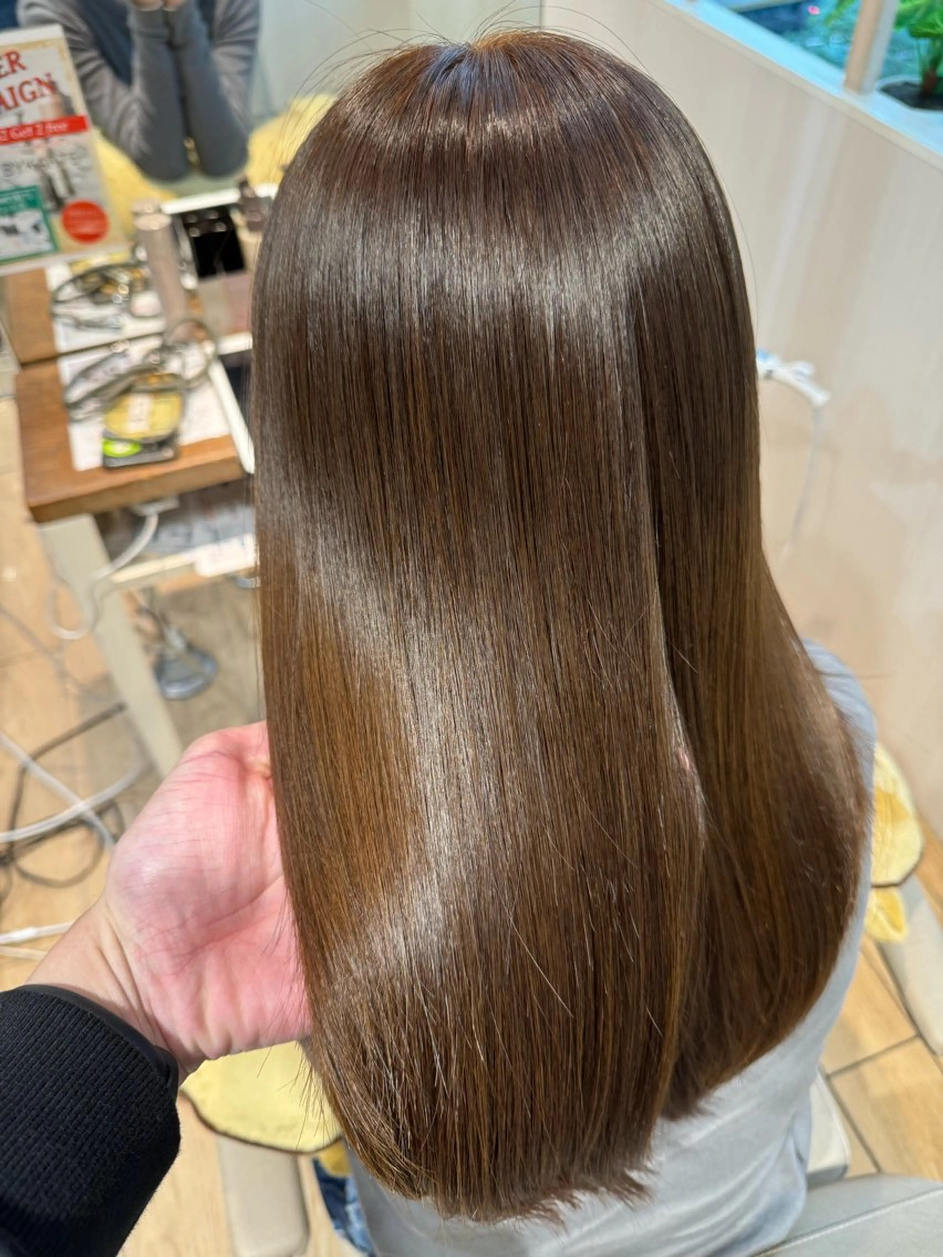 ミディアム カラー 美髪/髪質改善 川口凌弥のヘアスタイル