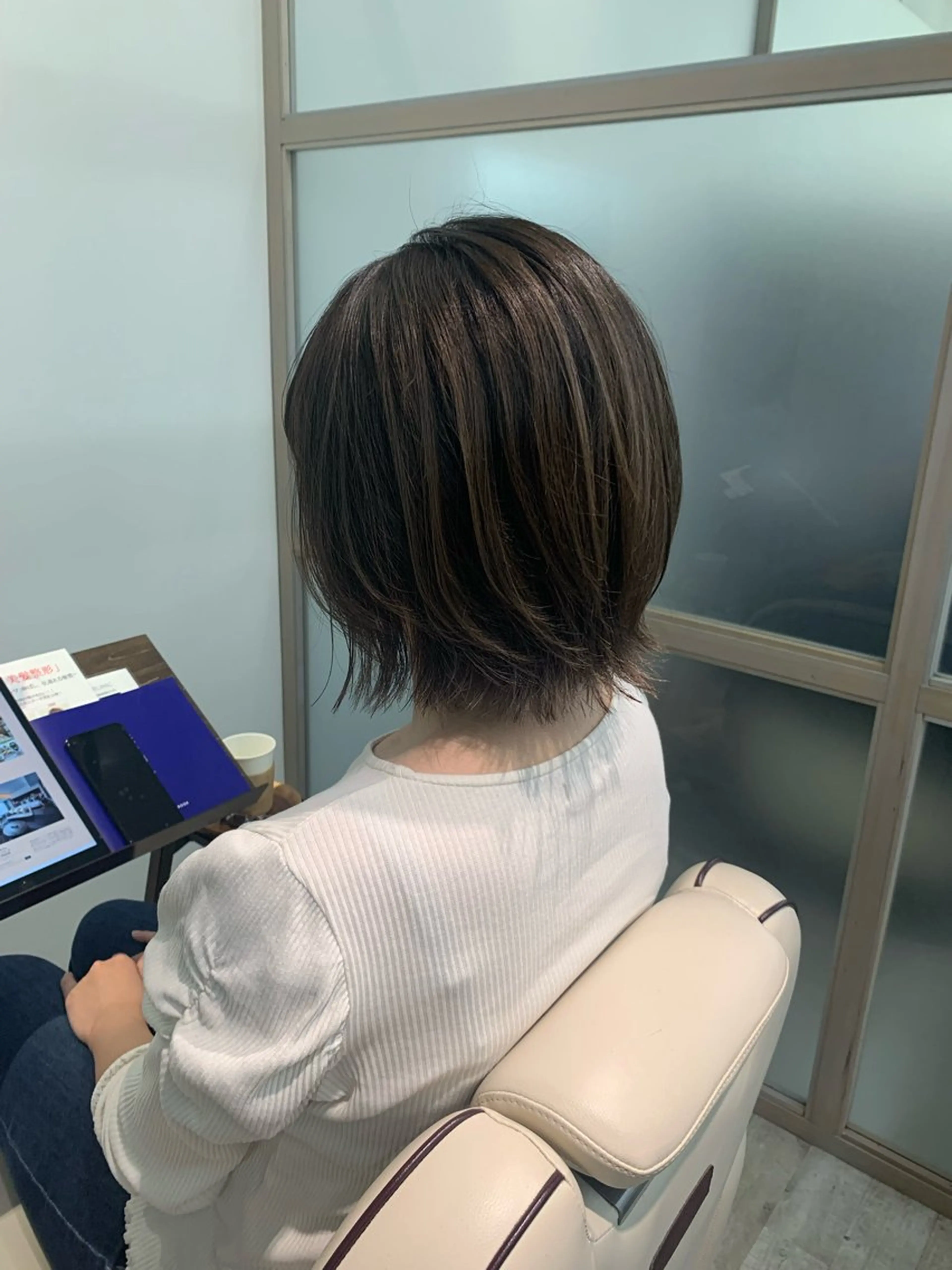 ミディアム 髪質改善×艶カラー Haruのヘアスタイル