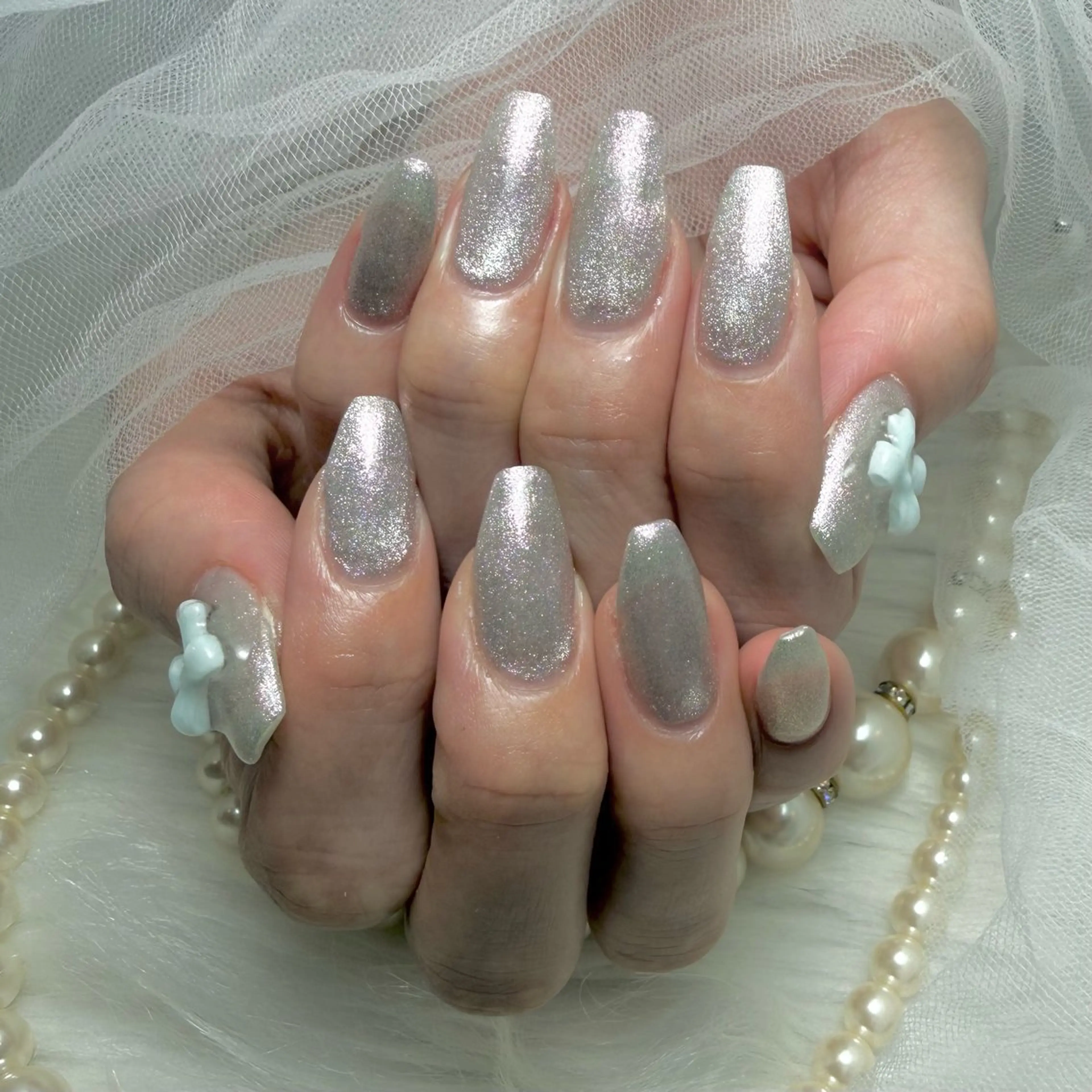 ロング ハンドネイル Conjunim MAMI🎀✨のネイルデザイン