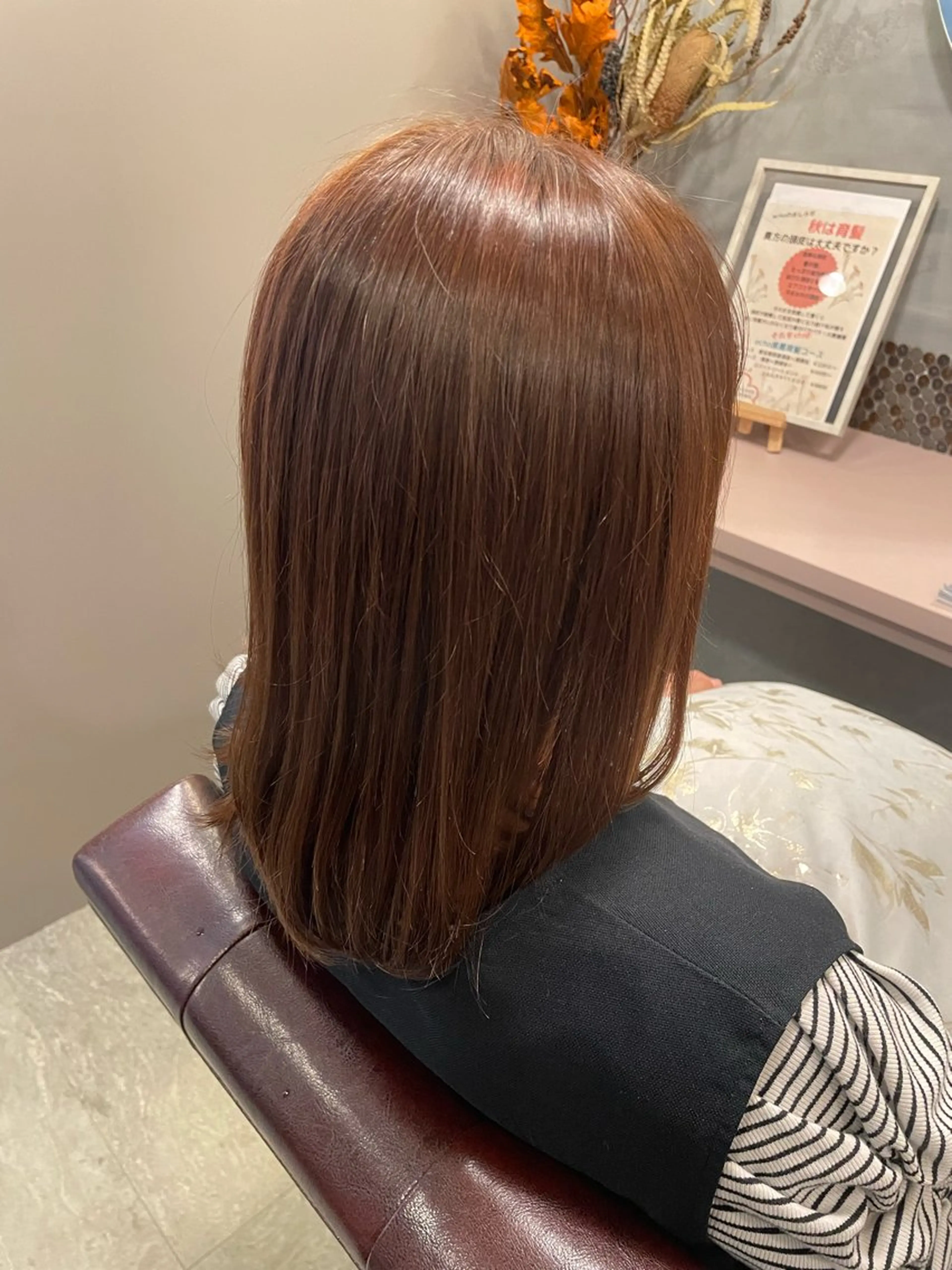 ミディアム hair make echo滿木あい花のヘアスタイル