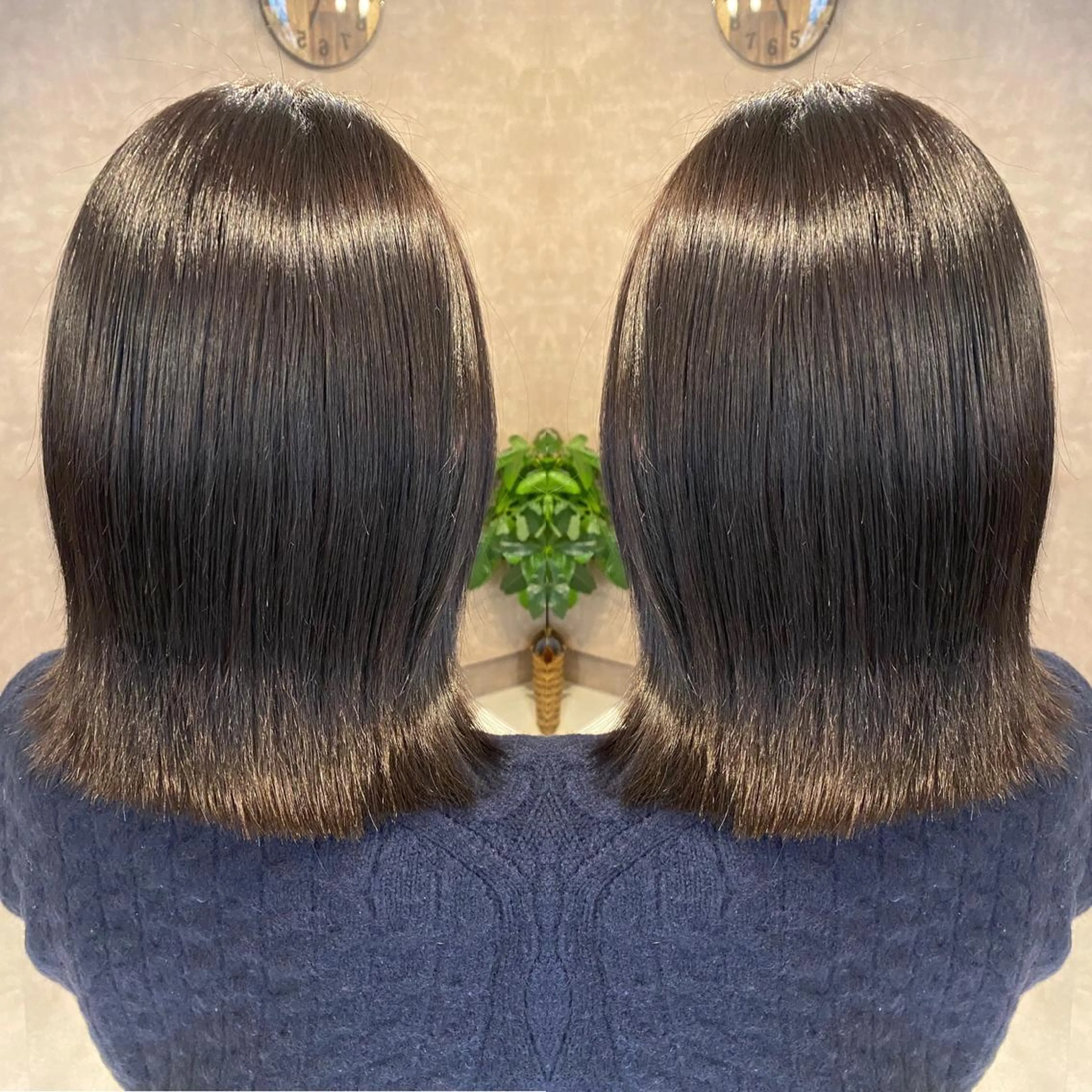 セミロング カラー tocca 💜石田愛結💜のヘアスタイル