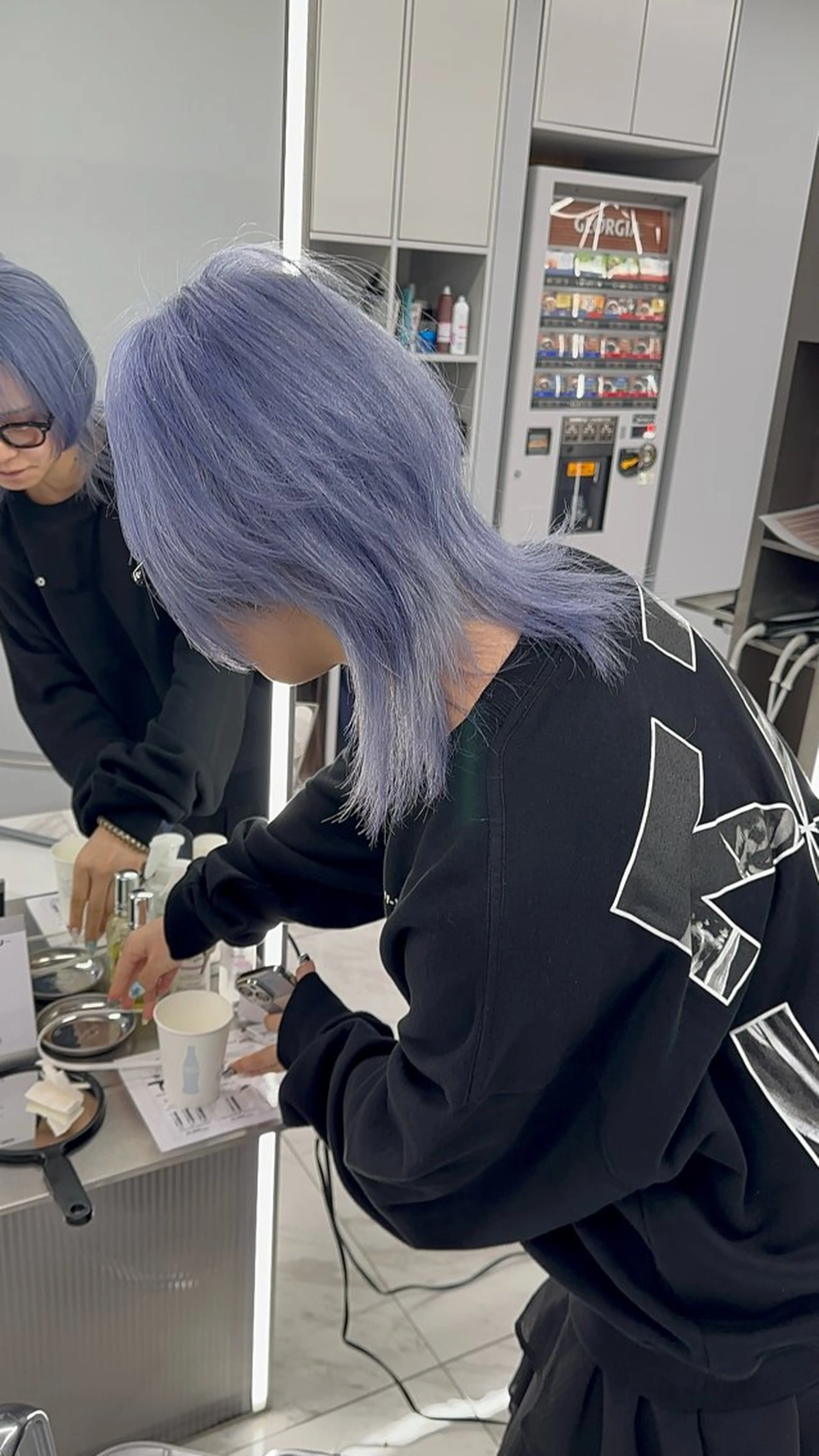 セミロング カラー 新宿/レイヤーカット 西澤 ジュンヤのヘアスタイル