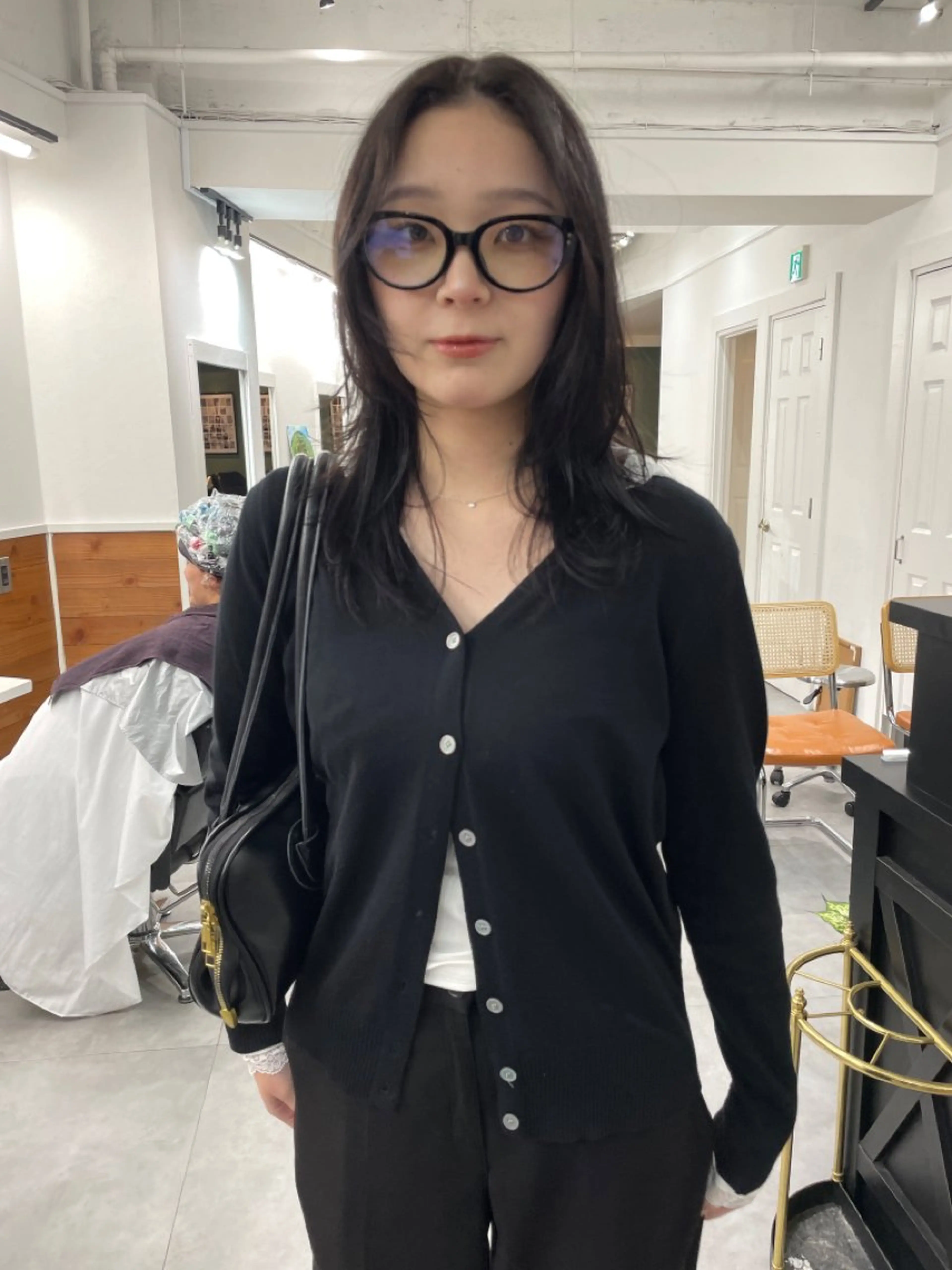 ミディアム カラー レイヤーカット カット ヘアカラー トリートメント レイヤー／似合わせ TAKUYAのヘアスタイル