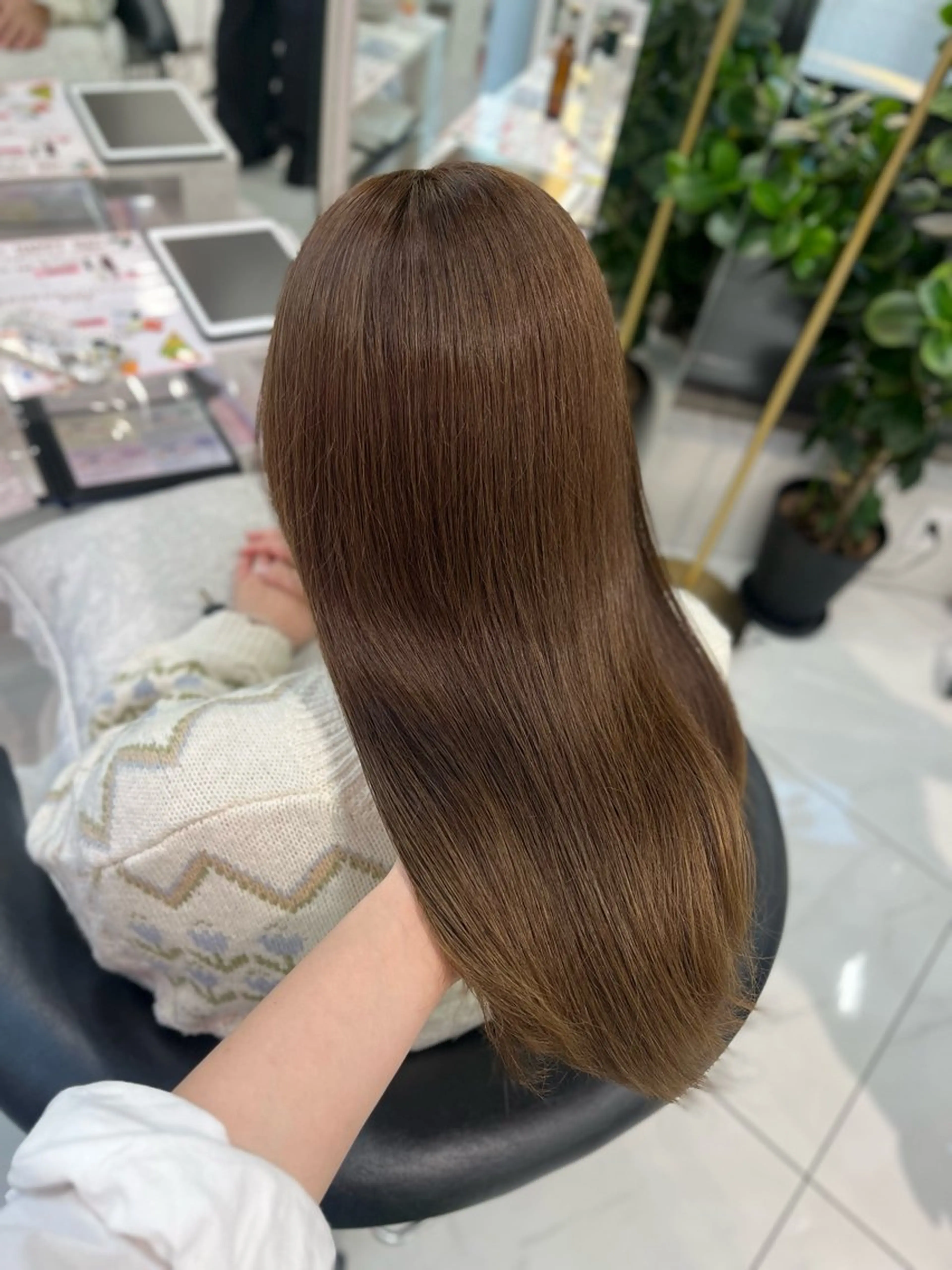 セミロング Rin/寒色系カラー 🦋/うる艶ヘア🫧のヘアスタイル